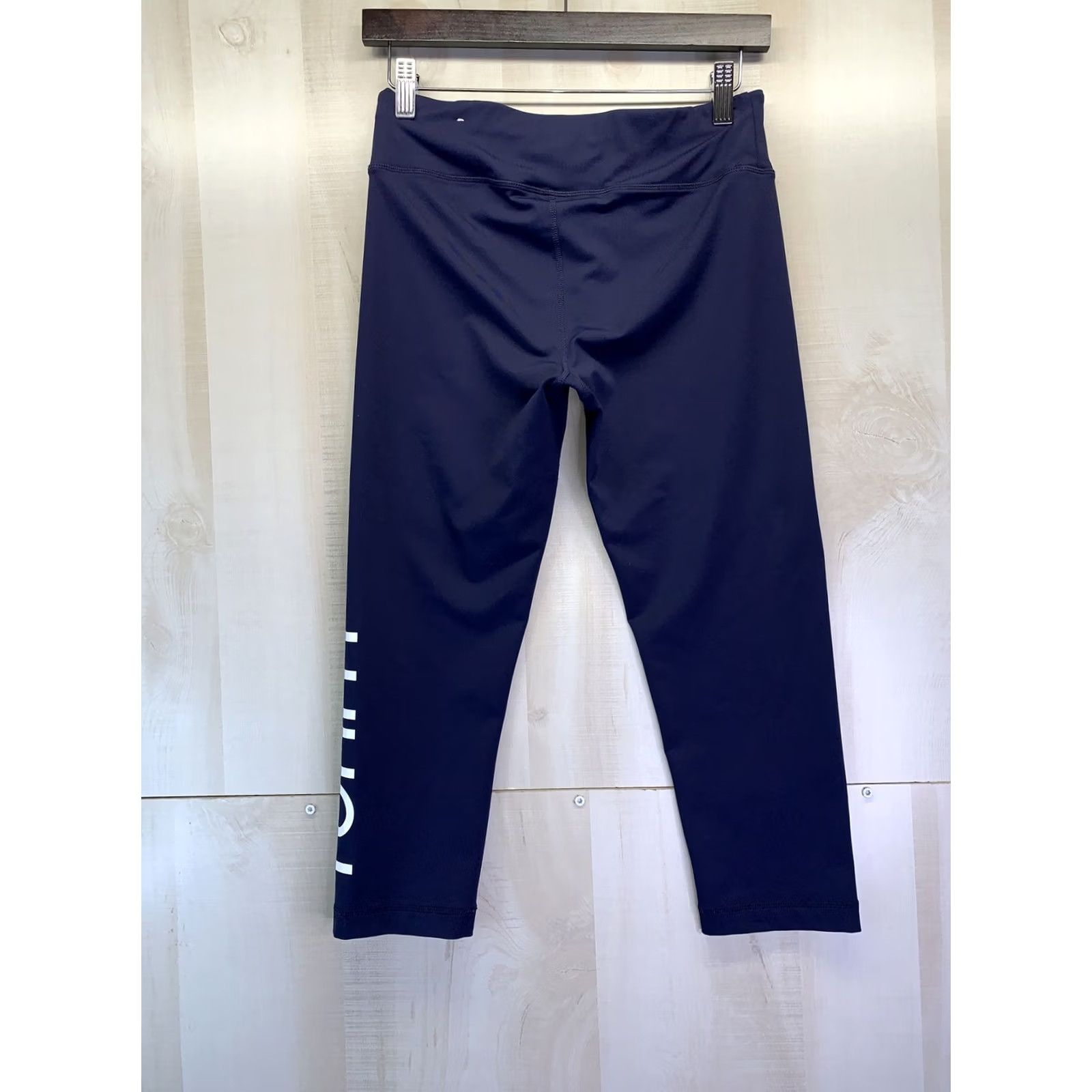 Tommy Hilfiger Tommy Hilfiger Women’s M Blue Crop Workout Legging Activewear-4179 Size 32" / US 10 / IT 46 - 6 Thumbnail