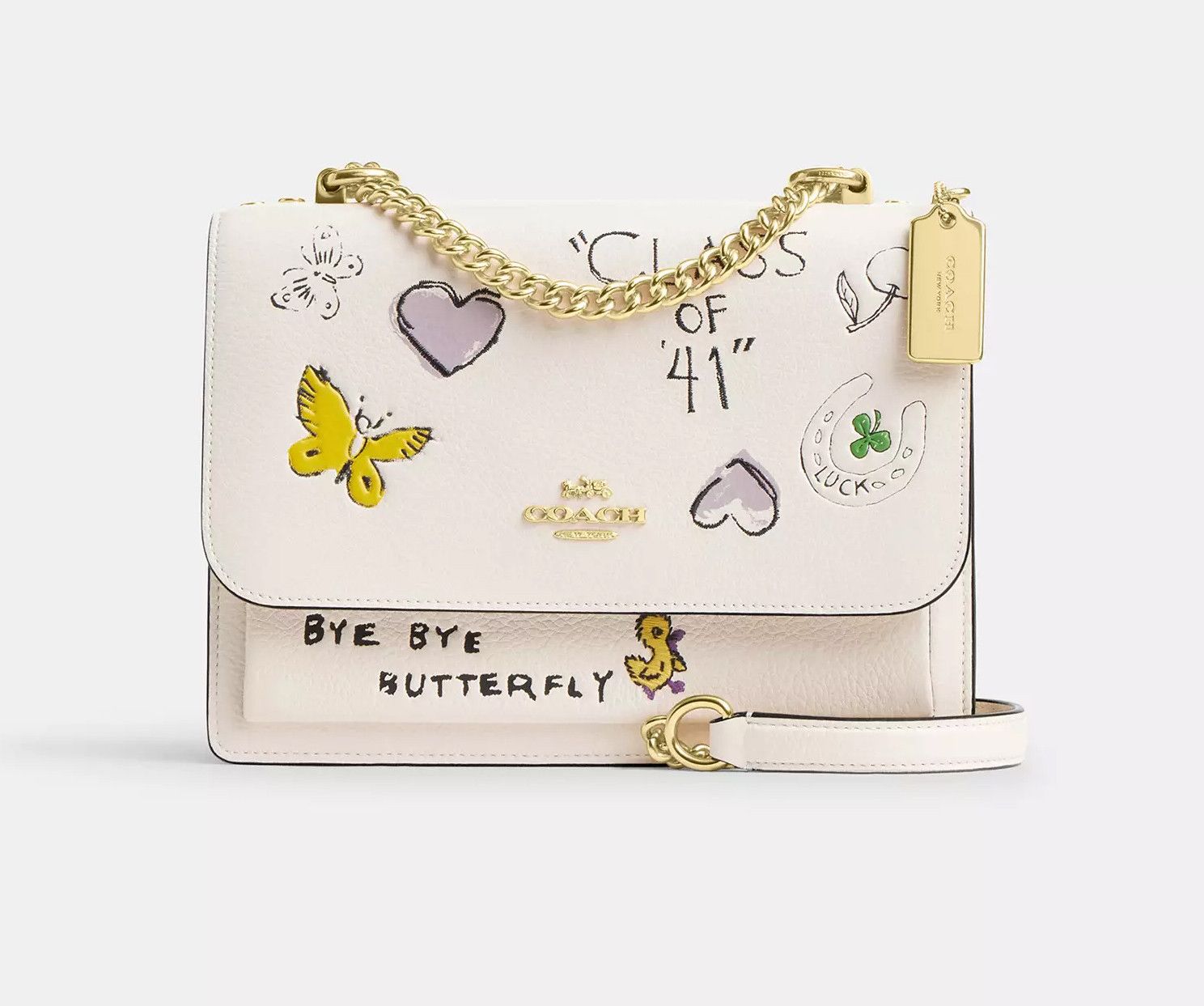 Coach Nwt Coach Klare Crossbody Bag With Sketch Print CAK15 Size ONE SIZE - 8 Thumbnail