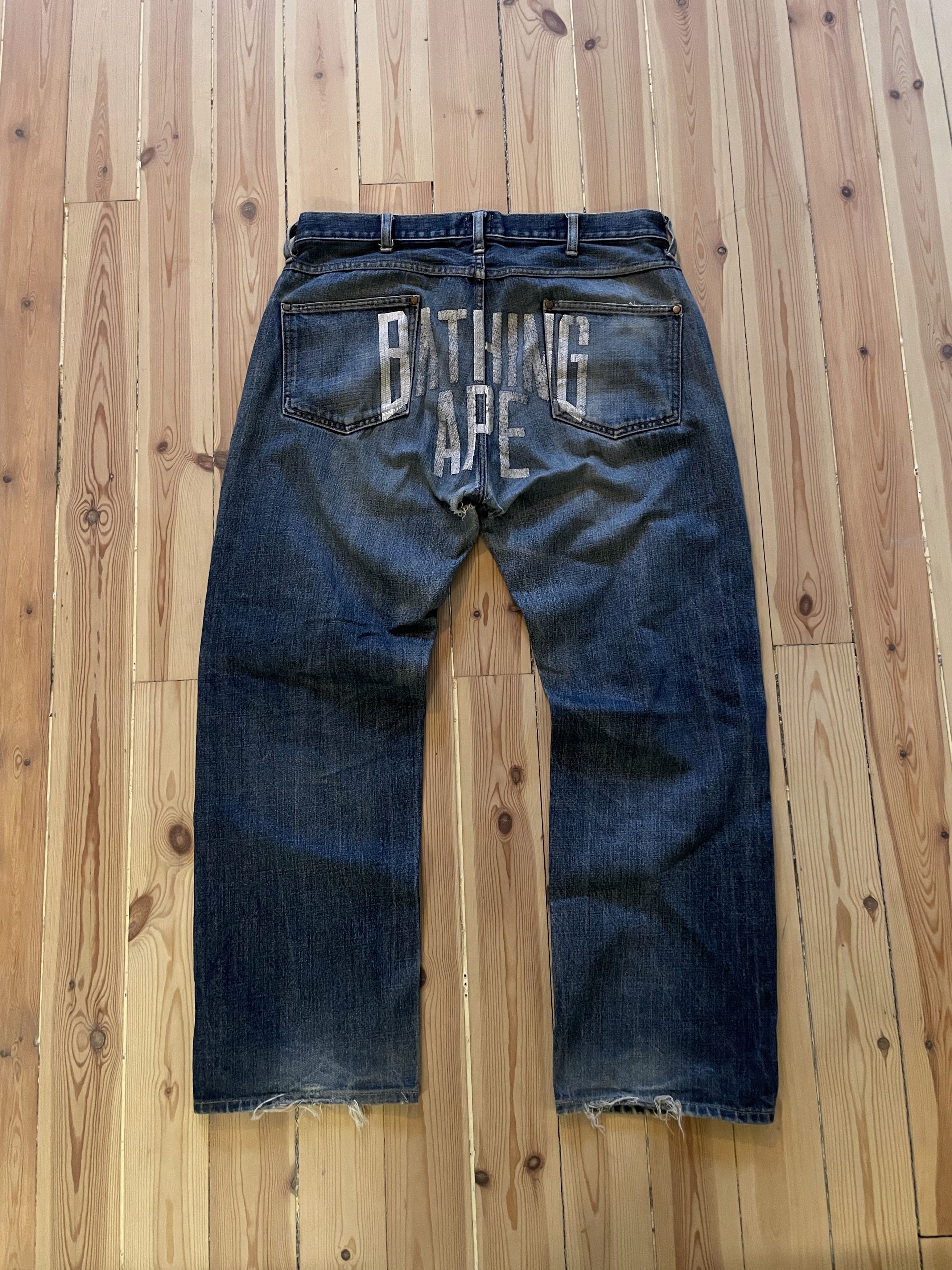 Bape Bape Jeans Size US 36 / EU 52 - 1 Thumbnail
