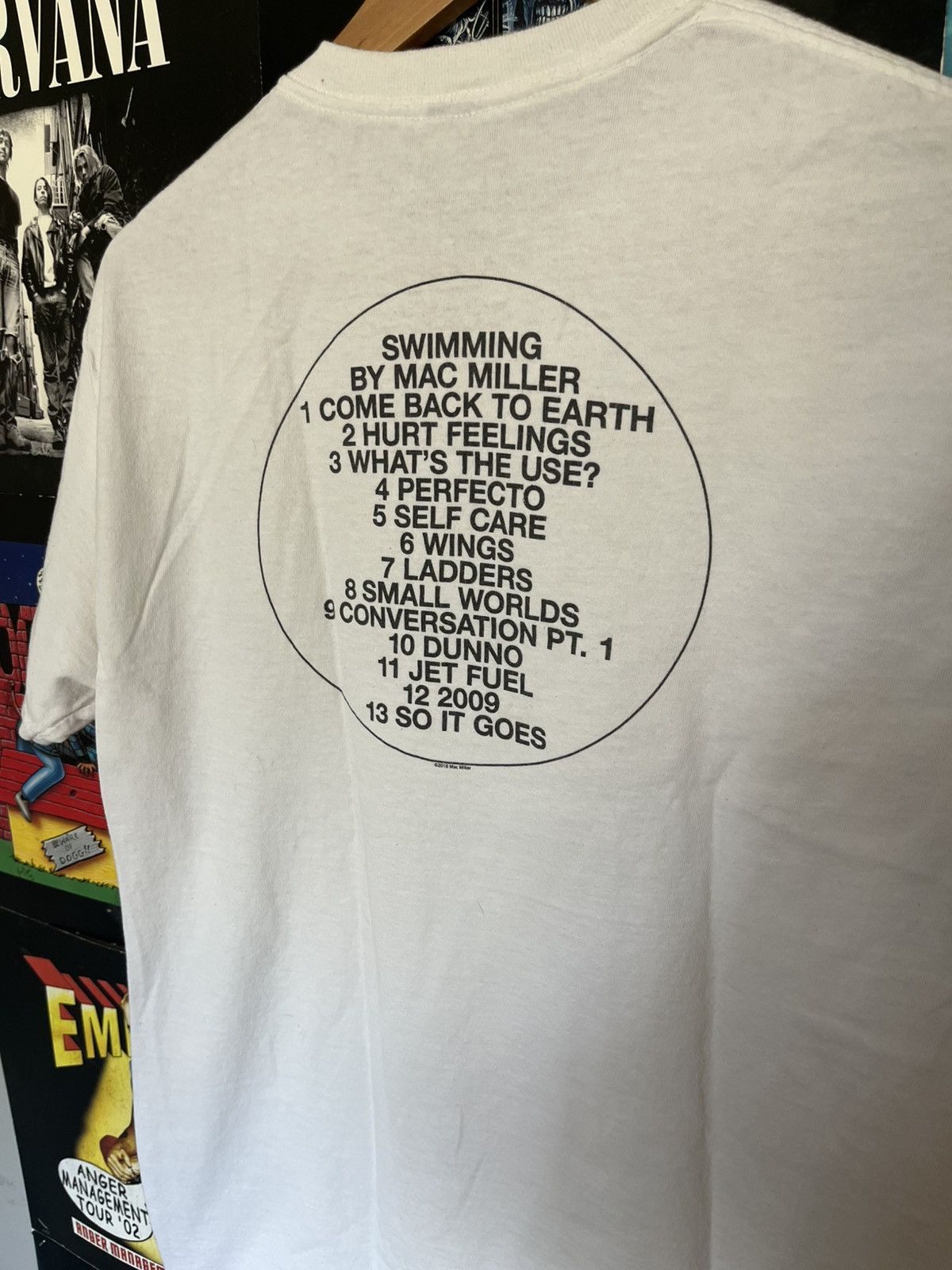 Other Y2K Mac Miller Swimming Album Merch Tee shirt M Size US M / EU 48-50 / 2 - 6 Thumbnail