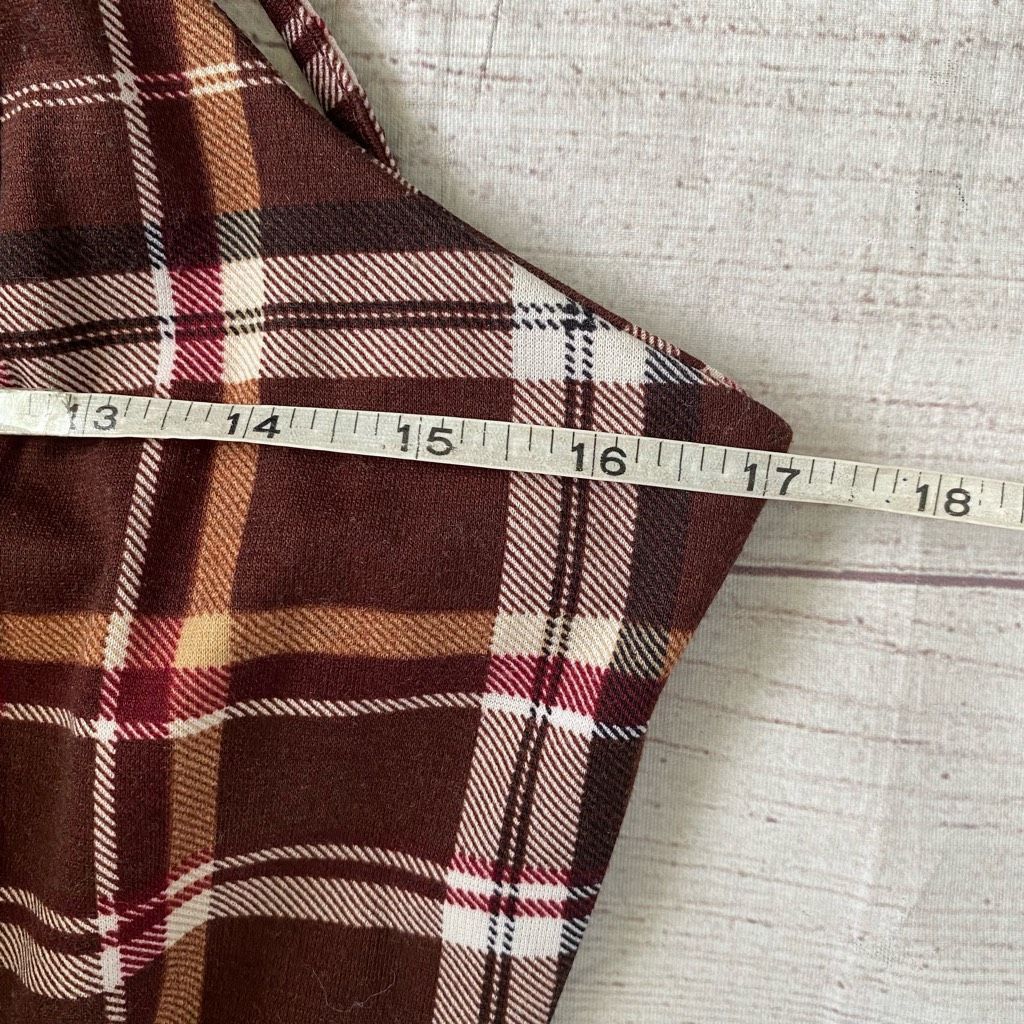 Other Jolie & Joy by FCT with Love women L brown plaid bodycon spa Size L / US 10 / IT 46 - 9 Thumbnail