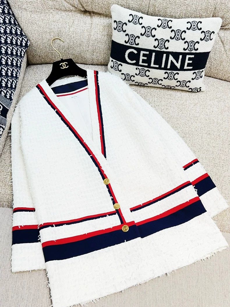 Thom Browne Thom Browne Coarse woolen long-sleeved coat Size M / US 6-8 / IT 42-44 - 2 Thumbnail