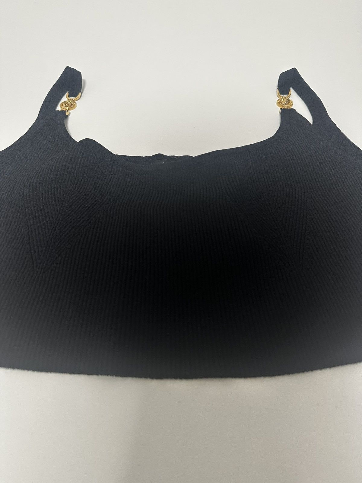 Versace Versace Black Knitted Top Size S / US 4 / IT 40 - 4 Thumbnail