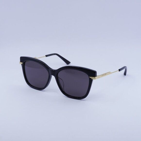 Bottega Veneta 🕶️ New Bottega Veneta BV1296SA 001 Sunglasses - Black Frame Size ONE SIZE - 1 Thumbnail