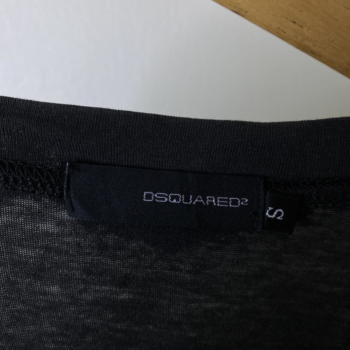 Dsquared2 Dsquared2 Pin V Neck Black T Shirt Size US M / EU 48-50 / 2 - 3 Thumbnail