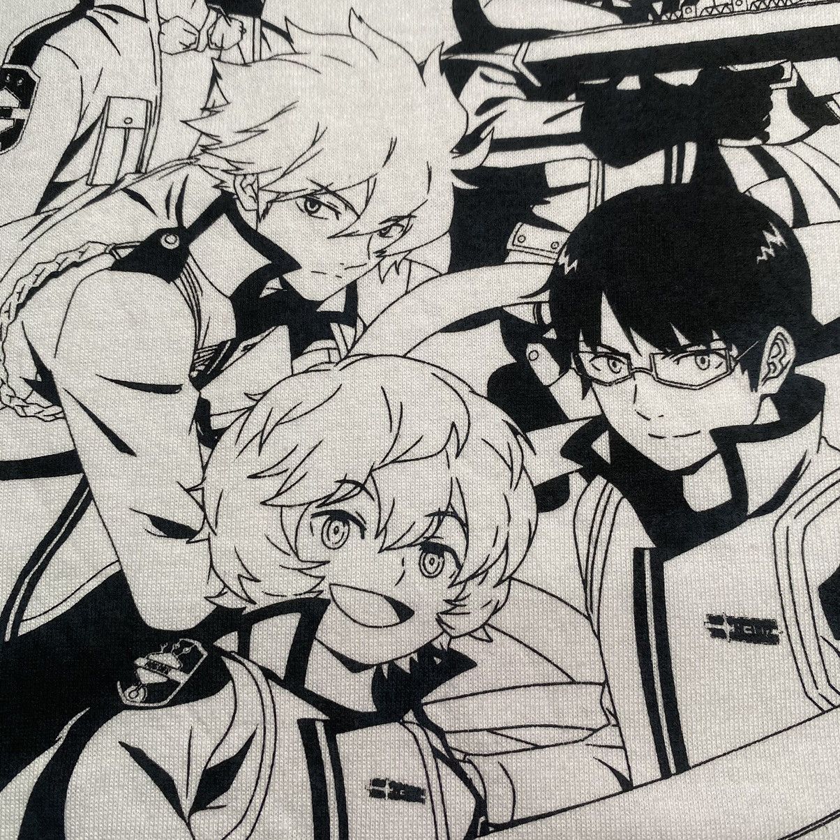 Anime WORLD TRIGGER DEFENSE ORGANIZATION MIKADO CITY ANIME TEE Size US M / EU 48-50 / 2 - 6 Thumbnail