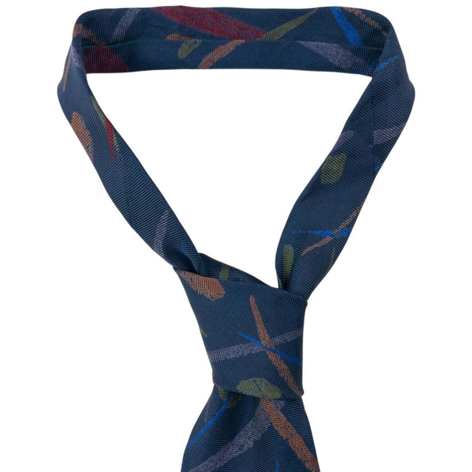Issey Miyake Vintage 90s Issey Miyake Pattern Silk Tie Size ONE SIZE - 4 Thumbnail