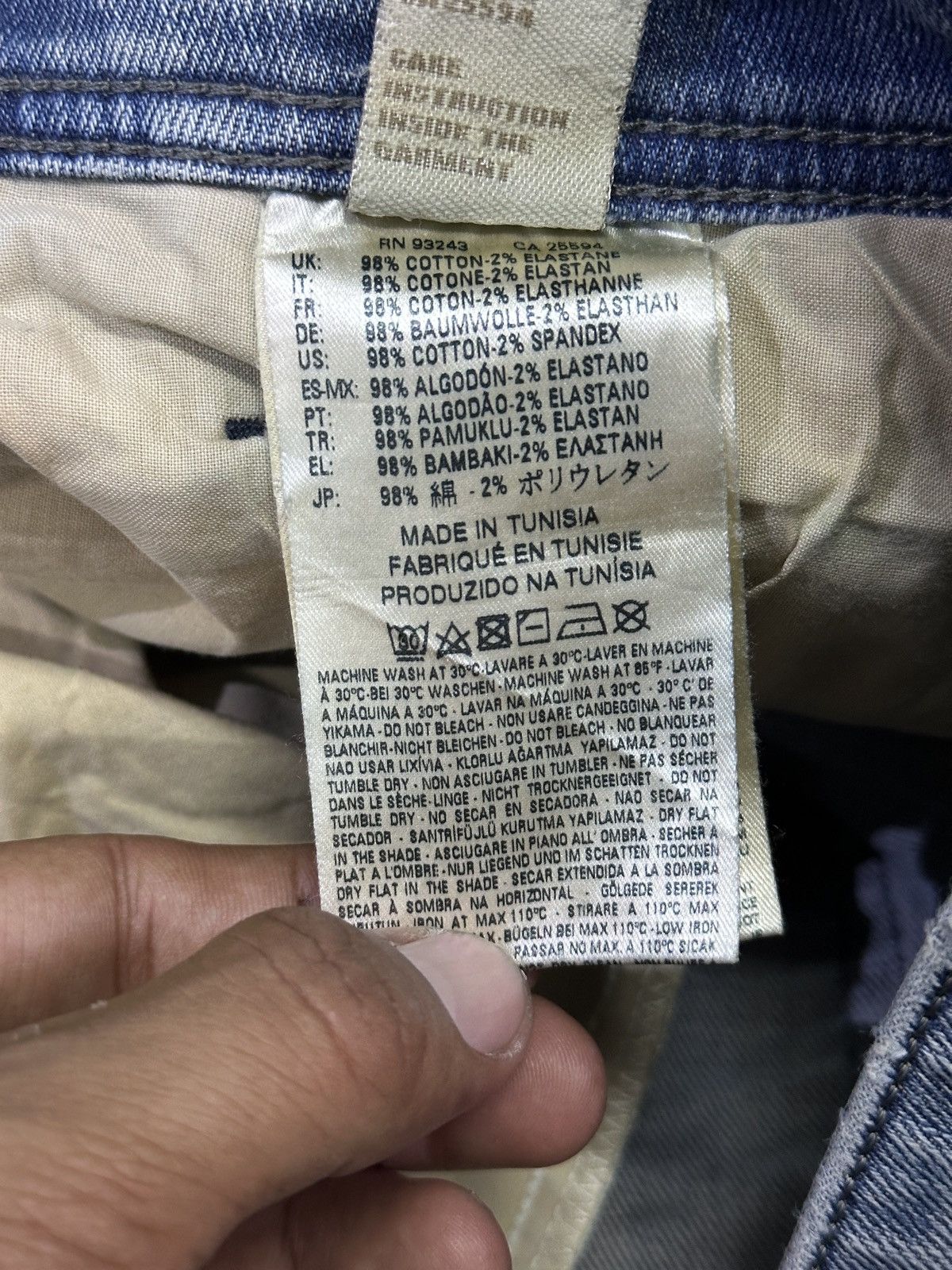 Other Distress Denim Diesel Bluewash Faded 💥 Size US 32 / EU 48 - 12 Thumbnail