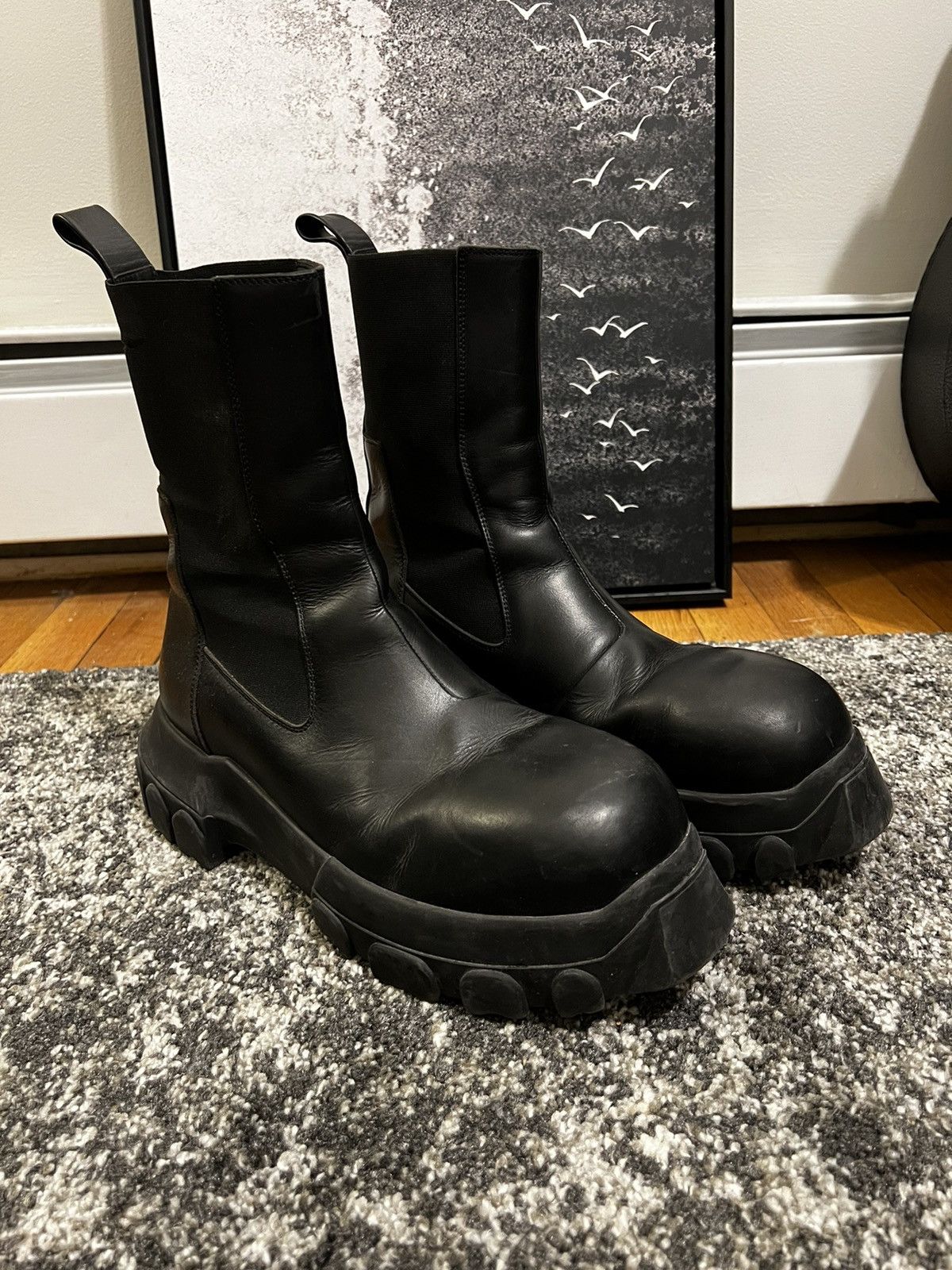 Rick Owens Rick Owens Tractor Mega Bozo Beetle Boots | Grailed