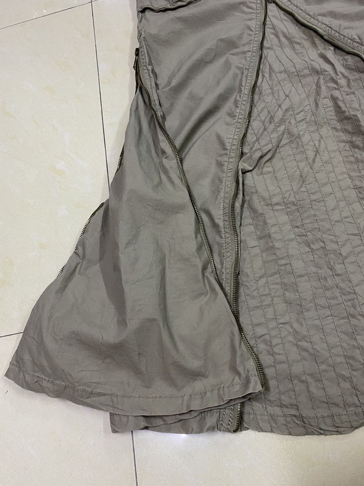 If Six Was Nine GOA Punk Bondage Gothic Zipper Skirt Size 31-34 Size 31" - 6 Thumbnail