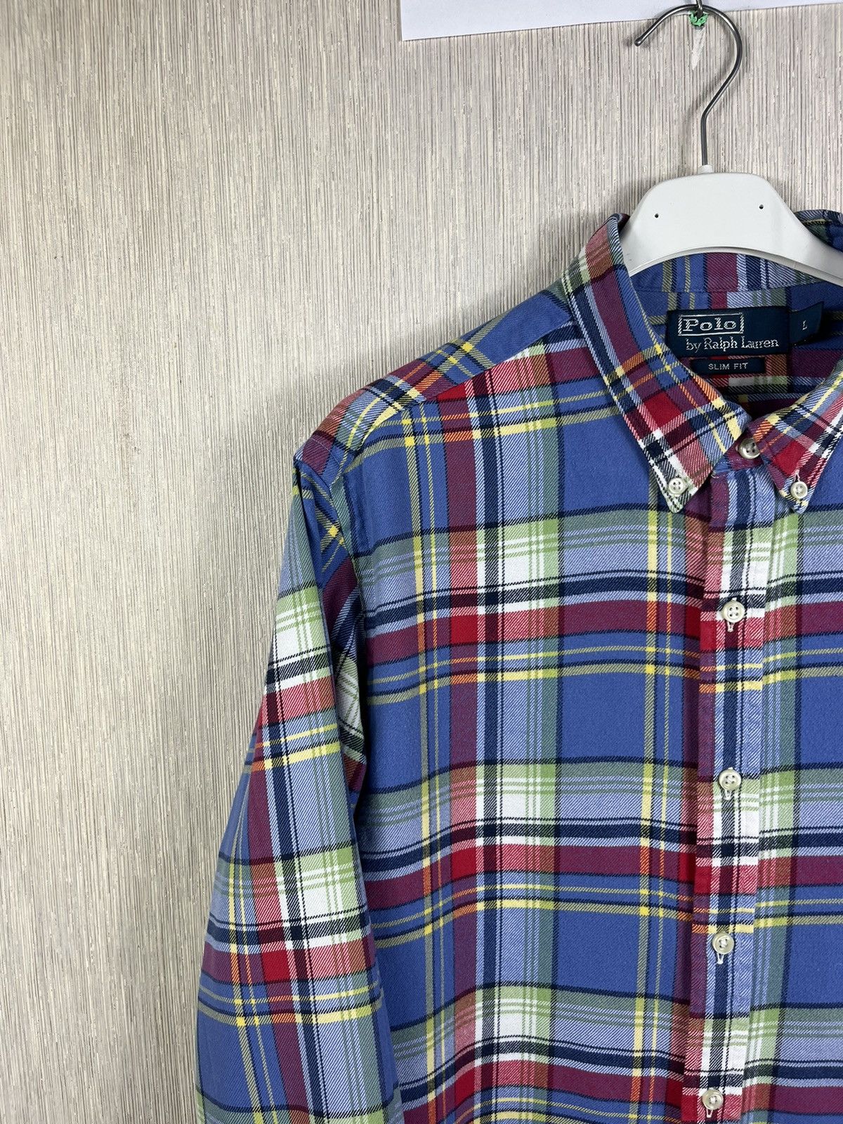 Flannel × Polo Ralph Lauren × Vintage Vintage Polo Ralph Lauren 90s flannel plaid checked shirt Size US L / EU 52-54 / 3 - 4 Thumbnail
