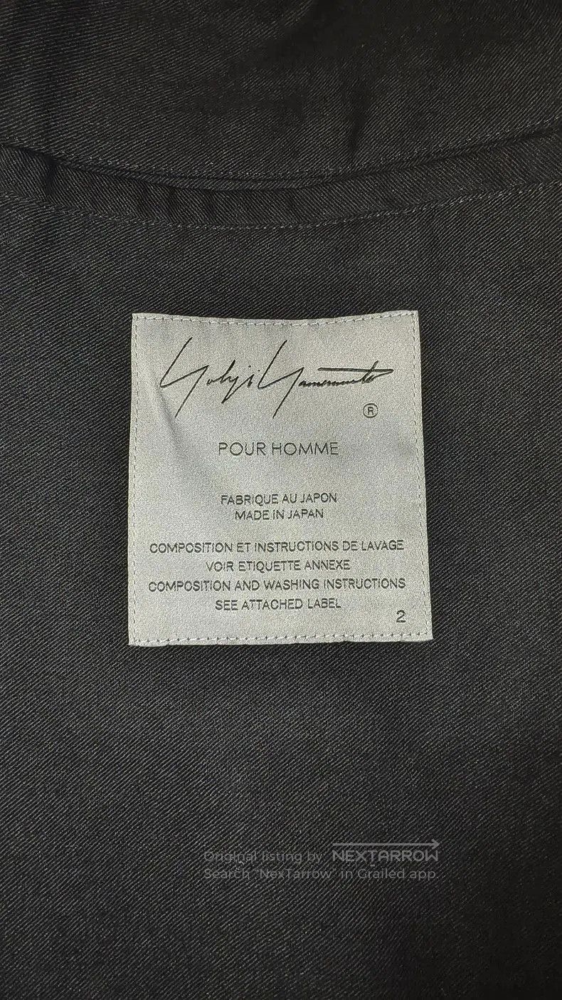 Yohji Yamamoto Yohji Yamamoto 2022ss Notch Lapel Blazer. Size US XS / EU 42 / 0 - 6 Thumbnail