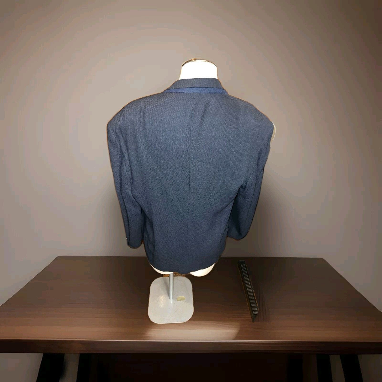 Giorgio Armani Giorgio Armani 3bt Navy Blue Blazer Size 46L Size 46L - 3 Thumbnail