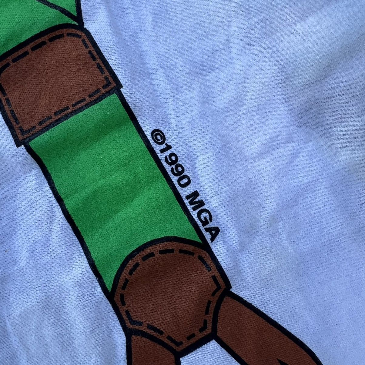Vintage 90’s NewPort MGA overall print on 80s tag tee (DeadStock) Size US XL / EU 56 / 4 - 5 Thumbnail