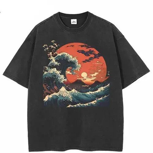 VIBE Tsunami Japan Tshirt Size US L / EU 52-54 / 3 - 1 Thumbnail