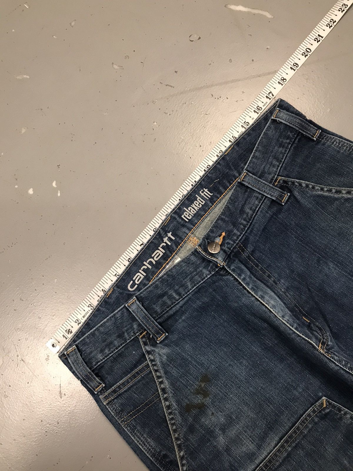 Carhartt Vintage Carhartt double knee relaxed fit denim workwear Size US 34 / EU 50 - 6 Thumbnail