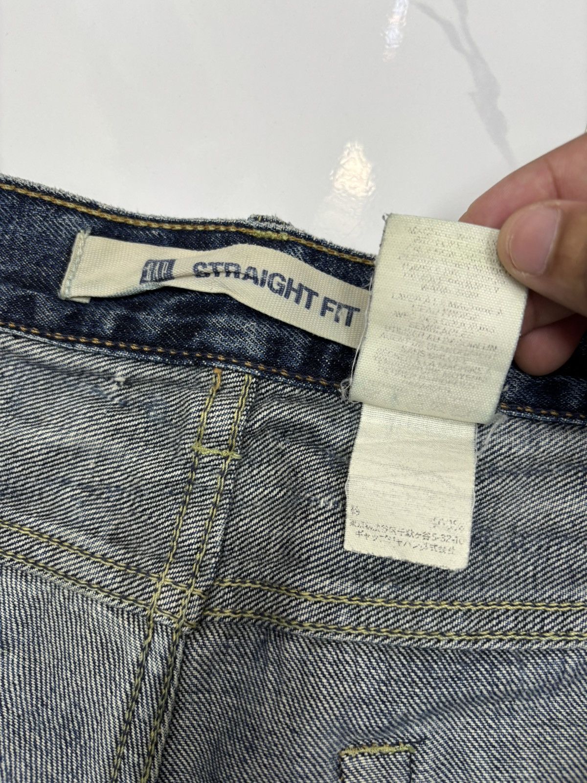 Kapital BAGGY FLARE JEANS DISTRESSED DENIM GAP AGE WASH JEANS Size US 37 - 13 Thumbnail