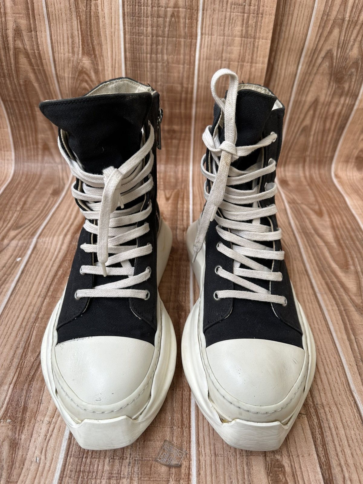 Rick Owens Drkshdw Rick Owens Drkshdw Abstract Pentagram Ramones Black Milk Size US 7.5 / EU 40-41 - 2 Thumbnail