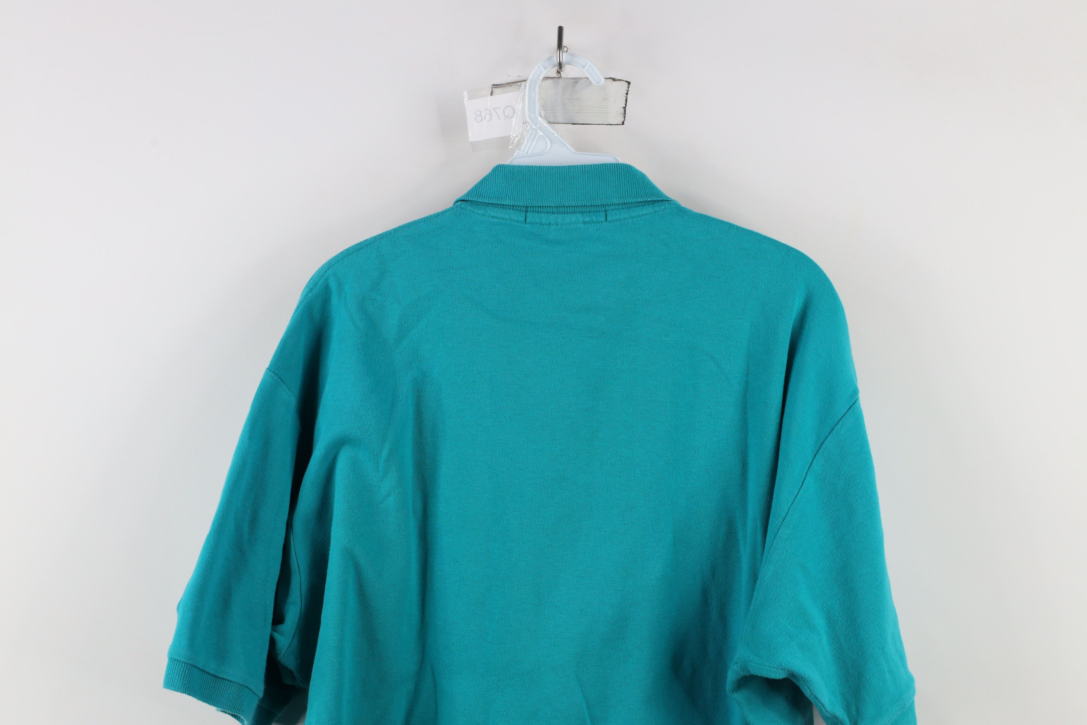 Ralph Lauren × Vintage Vintage 90s Ralph Lauren Country Club Golf Polo Shirt Teal Size US L / EU 52-54 / 3 - 11 Thumbnail