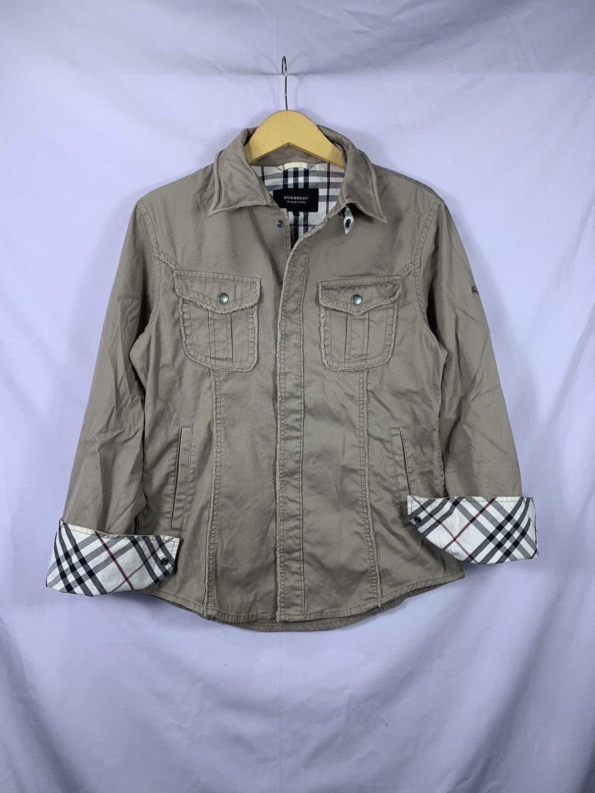 Burberry Prorsum Burberry Nice Design Distressed Button up Slevee Size US L / EU 52-54 / 3 - 1 Thumbnail