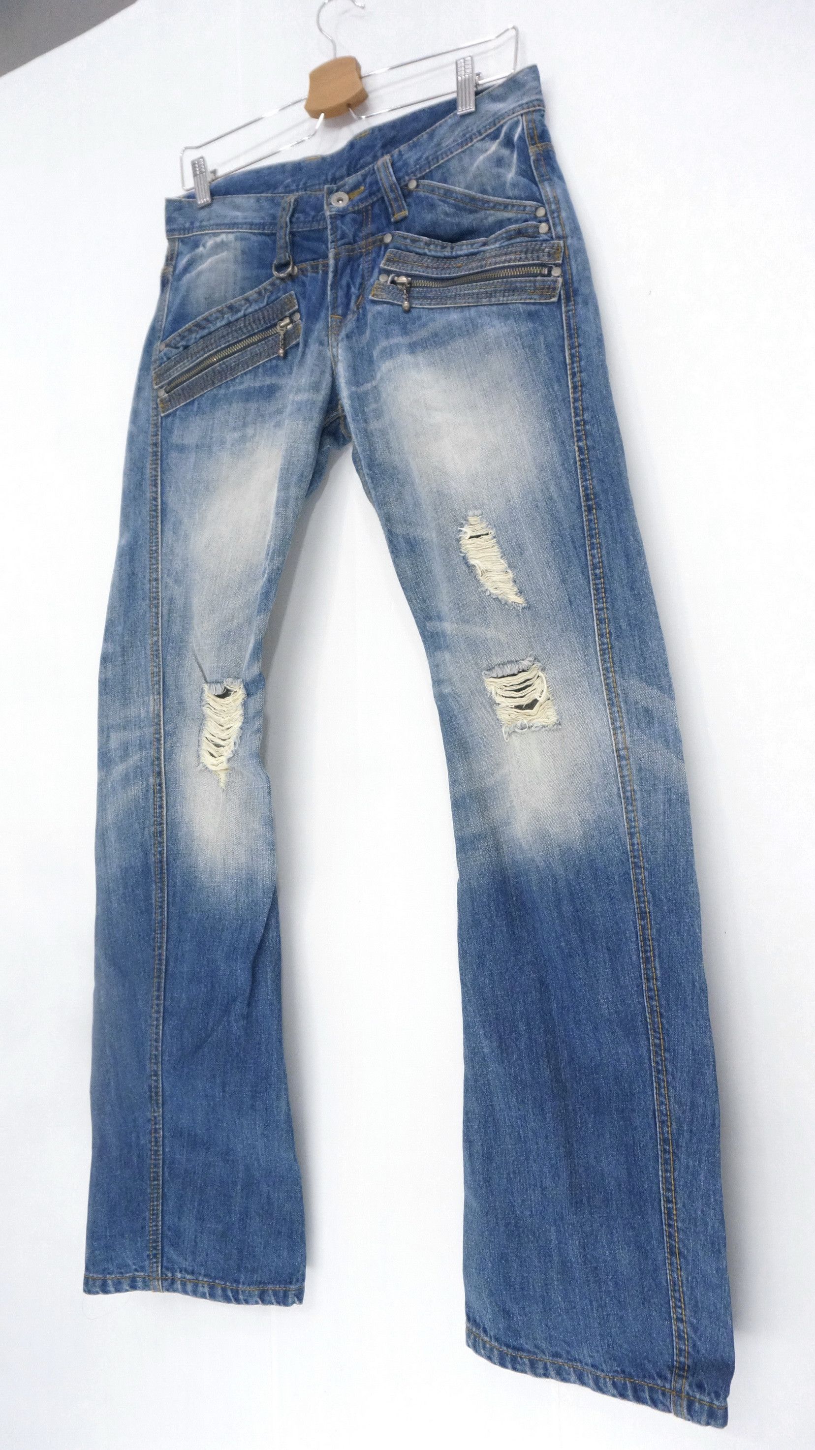 HIDEAWAYS Nicole Hideaways Distressed Multipocket Jeans Size US 30 / EU 46 - 3 Thumbnail