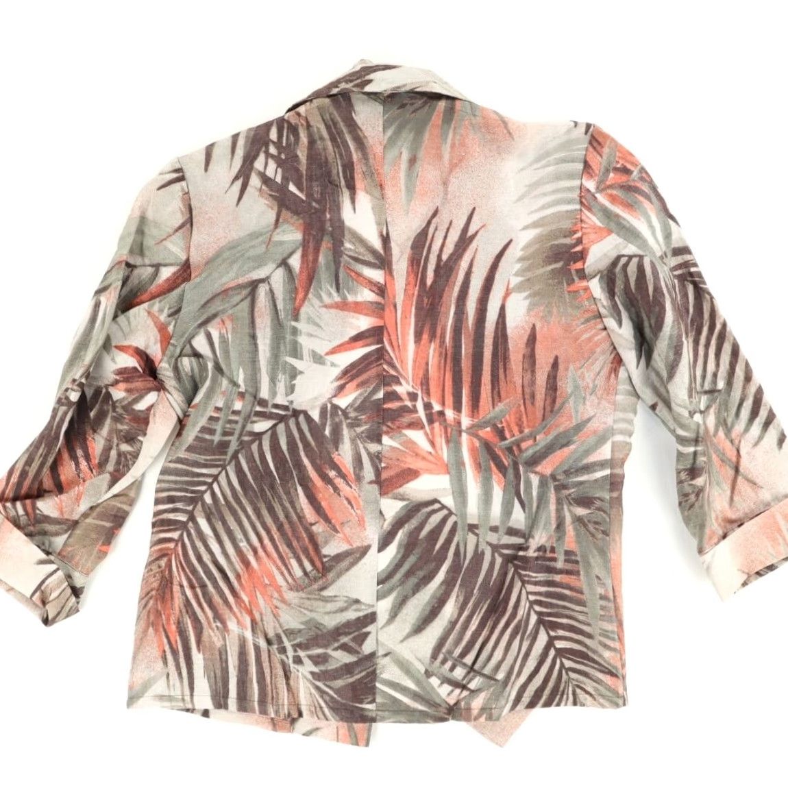 Vintage Chicos Shirt Women's Floral Palm 3/4 Sleeve Cairn Sheer 0 Vintage N/A Size XS / US 0-2 / IT 36-38 - 4 Thumbnail