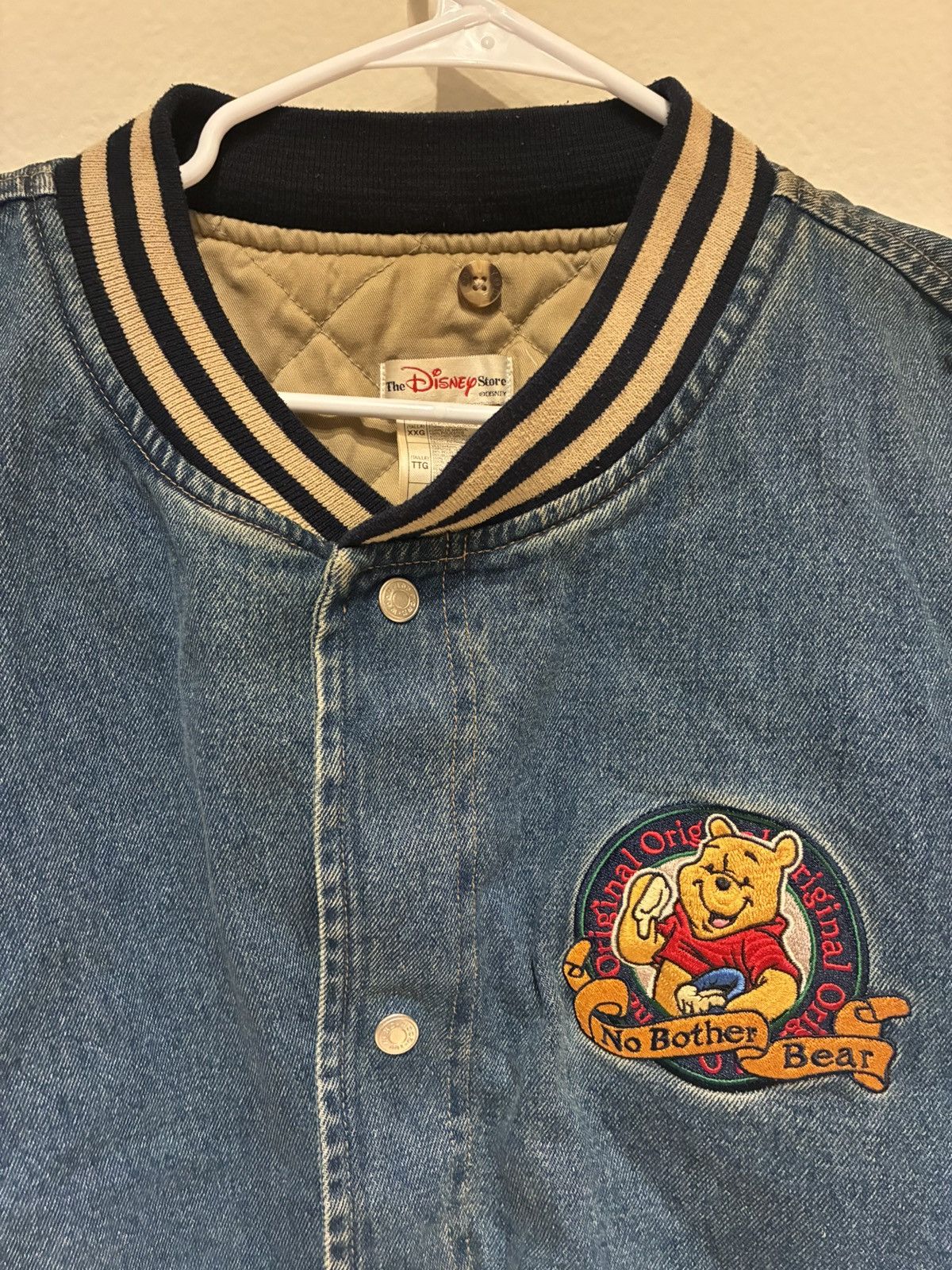Disney Vintage Winnie the Pooh denim jacket Size US XXL / EU 58 / 5 - 5 Thumbnail
