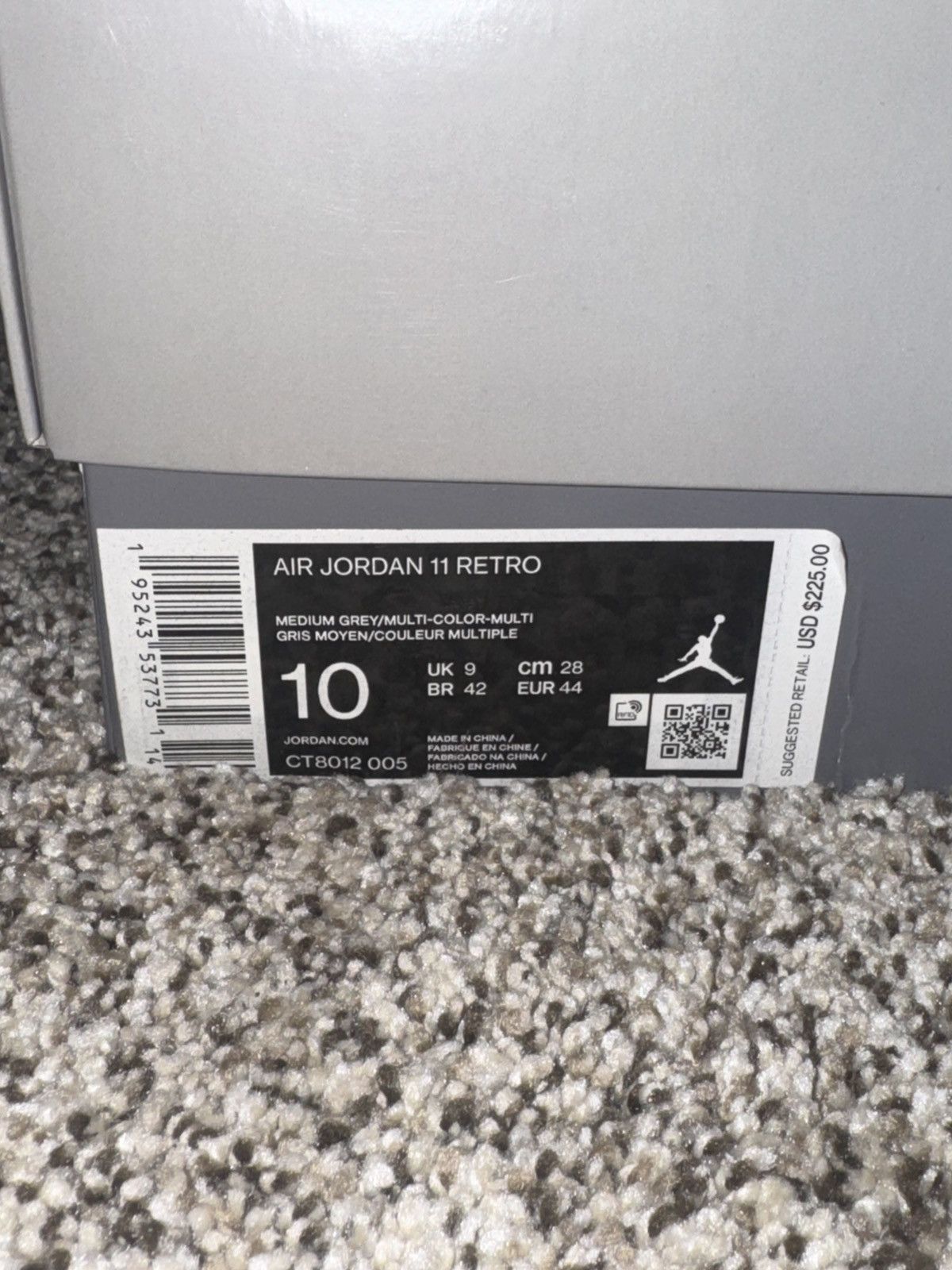 Jordan Brand NEVER WORN Cool Grey 11 Size US 10 / EU 43 - 7 Thumbnail