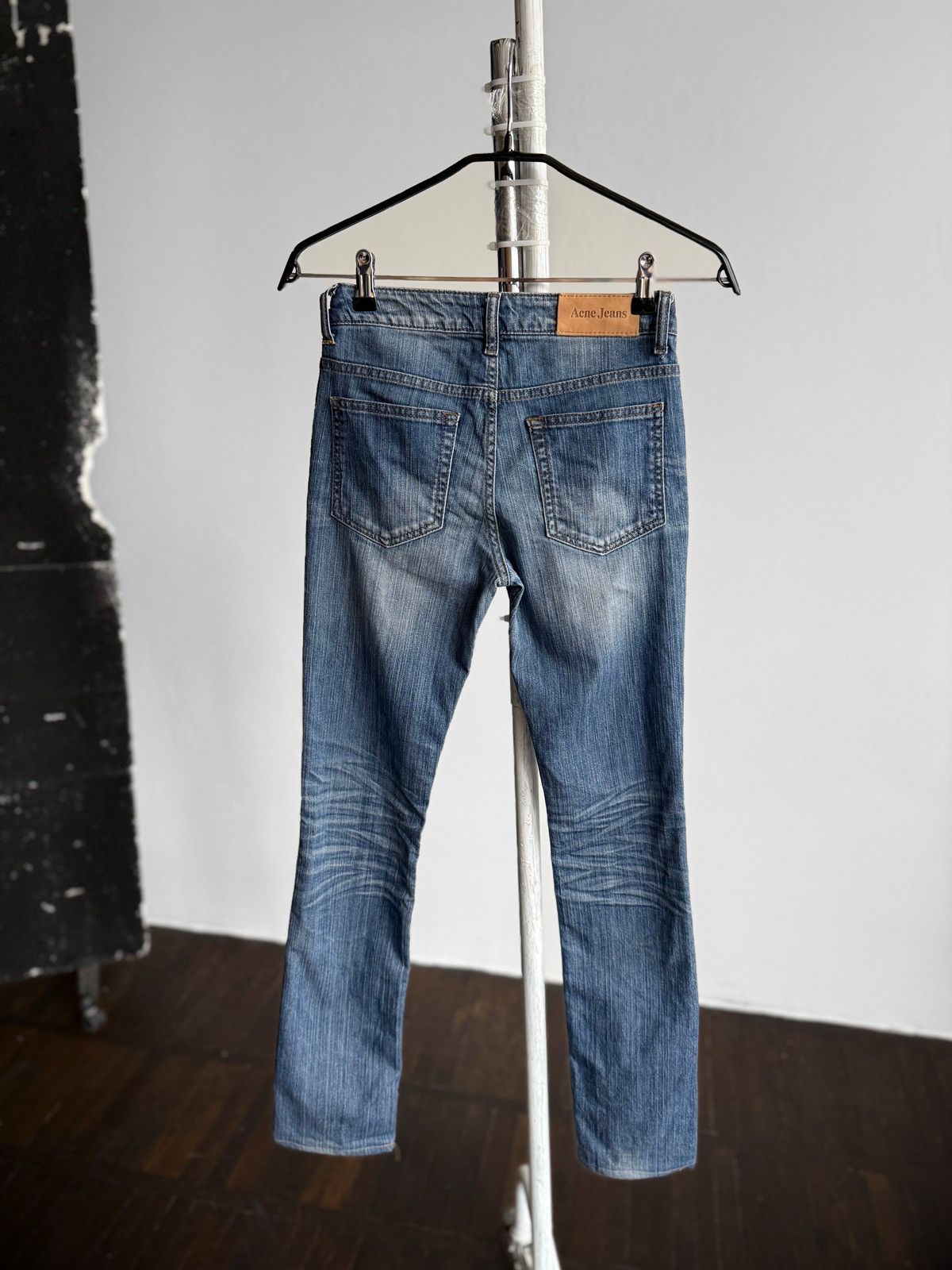 Acne Studios Acne Jeans Vintage Faded Low Rise Skinny Fit Denim Jeans Size 28" / US 6 / IT 42 - 2 Thumbnail