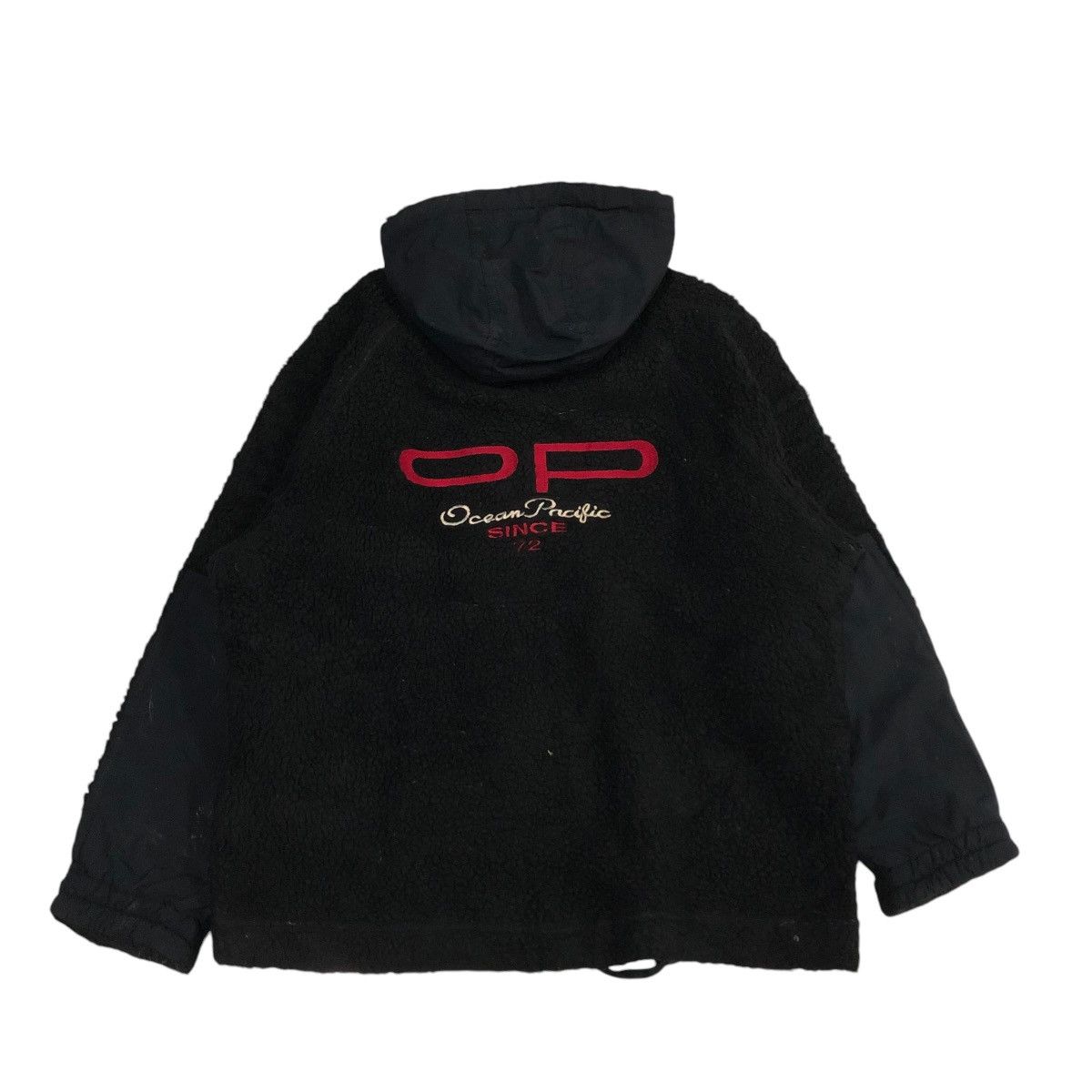 🔥VINTAGE OCEAN PACIFIC HOODIE ANORAK PULL OVER CENTRE LOGO