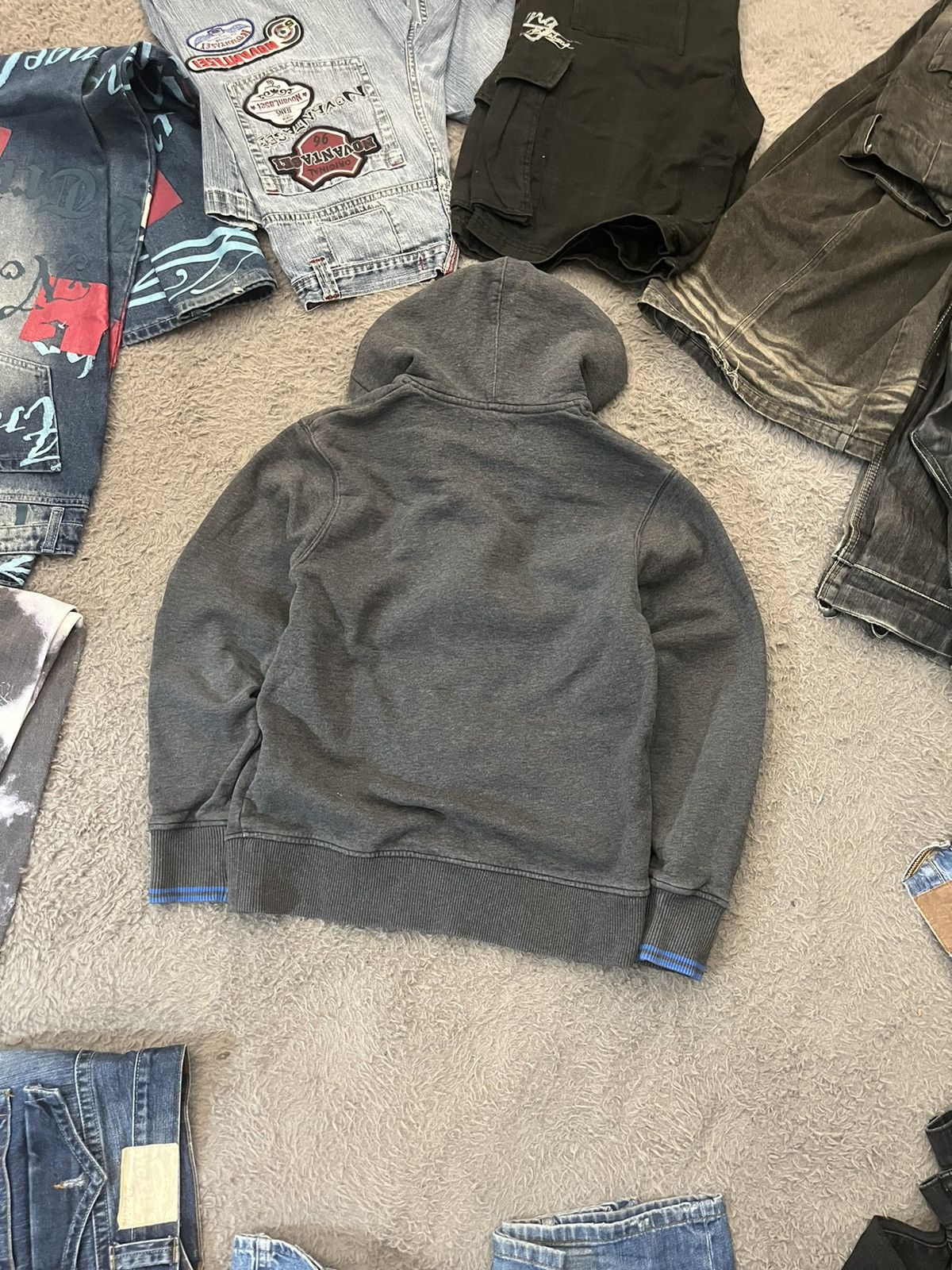 Fred Perry × Vintage Fred Perry Zip Hoodie Boxy Baggy UK Drill Vintage 90s Size US M / EU 48-50 / 2 - 10 Thumbnail