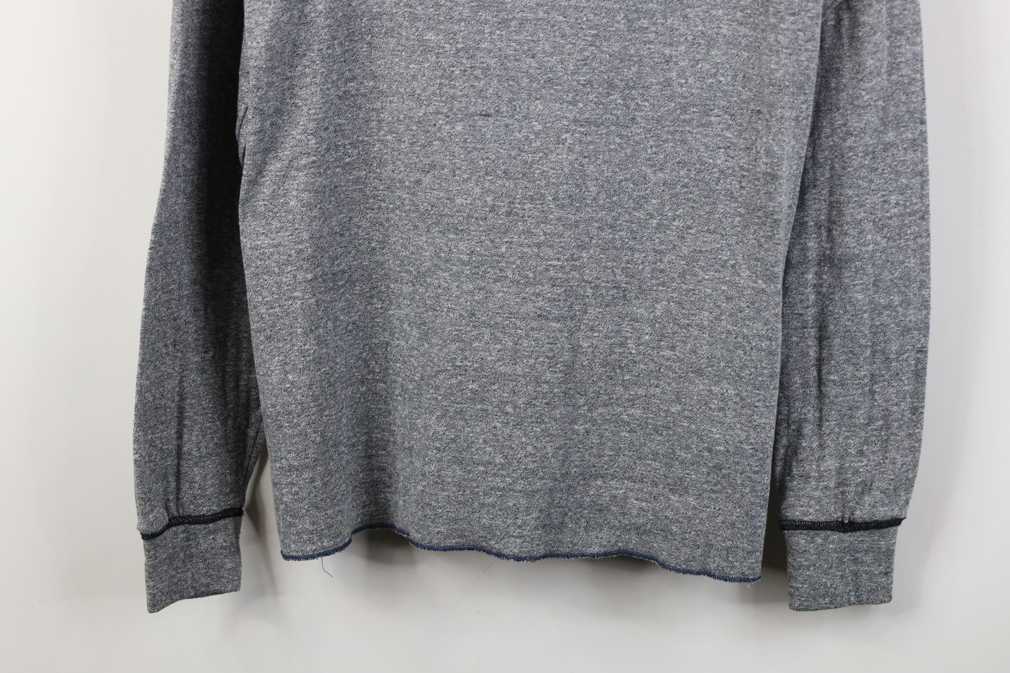 Vintage Vintage 90s Streetwear Long Sleeve Henley T-Shirt Gray Size US XL / EU 56 / 4 - 3 Thumbnail