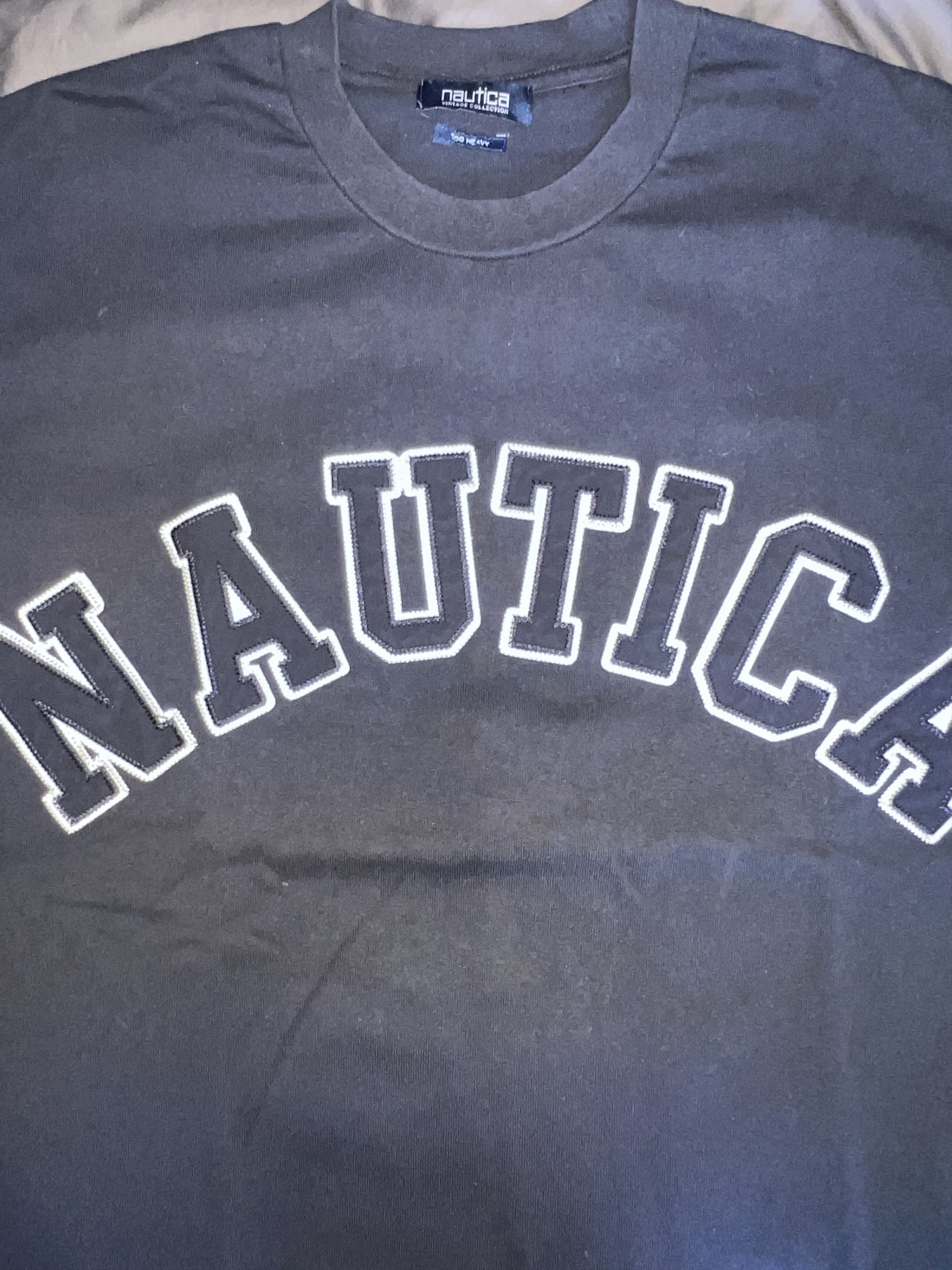 Nautica Nautica Tee – Navy Blue – M/L – Oversized Fit – Vintage USA Size US M / EU 48-50 / 2 - 2 Thumbnail