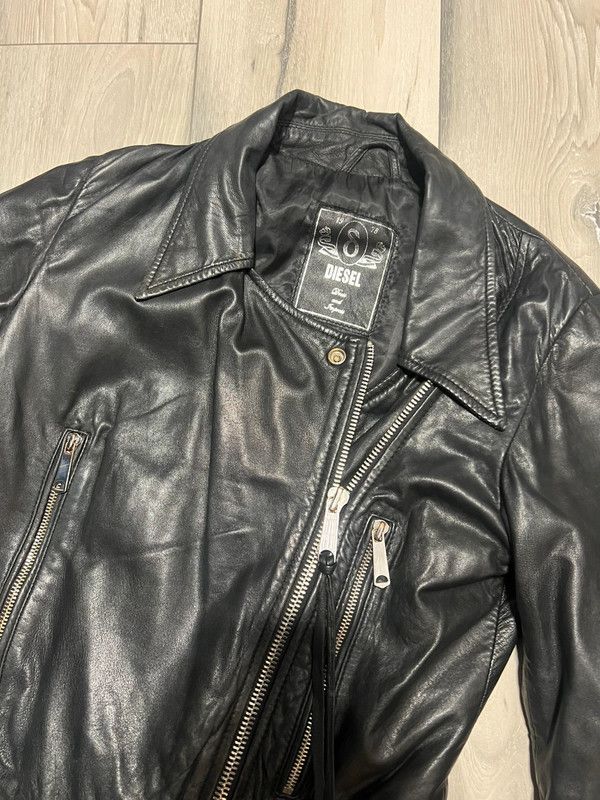 Diesel biker jacket Diesel XS lamb skin Size XS / US 0-2 / IT 36-38 - 3 Thumbnail