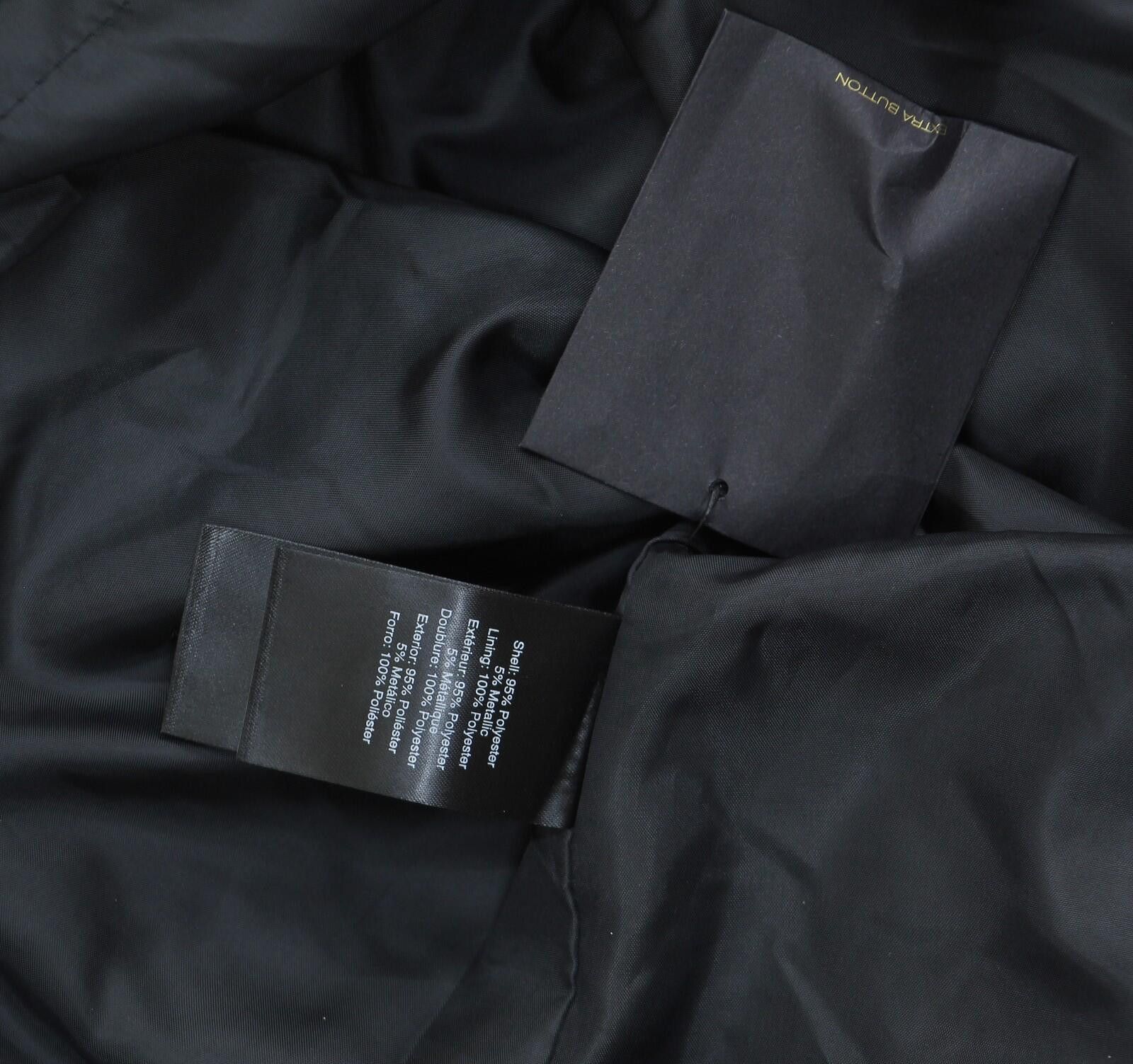 Donna Karan Nwt Donna Karan Sequinned Belted Button Down Dress Black 2p Size XS / US 0-2 / IT 36-38 - 4 Thumbnail