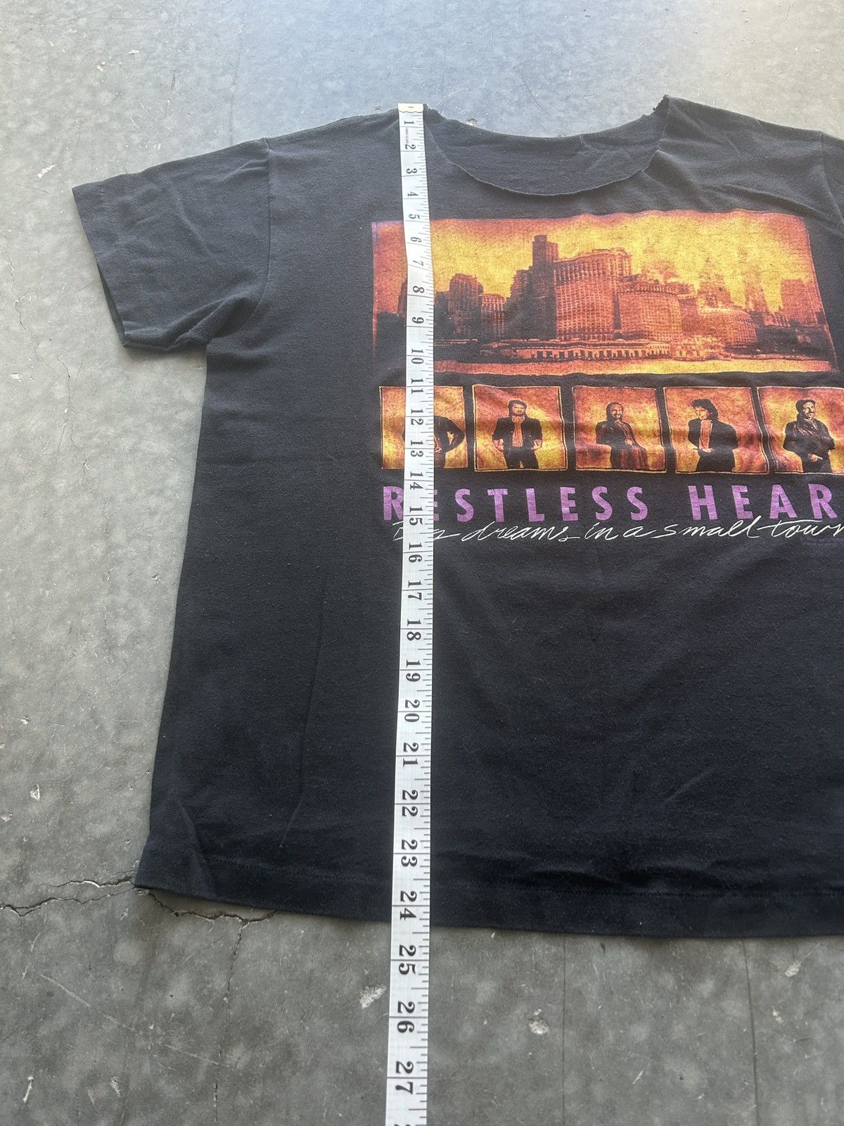 Band Tees × Vintage Vintage 1989 Restless Heart Tour Tee Size US M / EU 48-50 / 2 - 9 Thumbnail