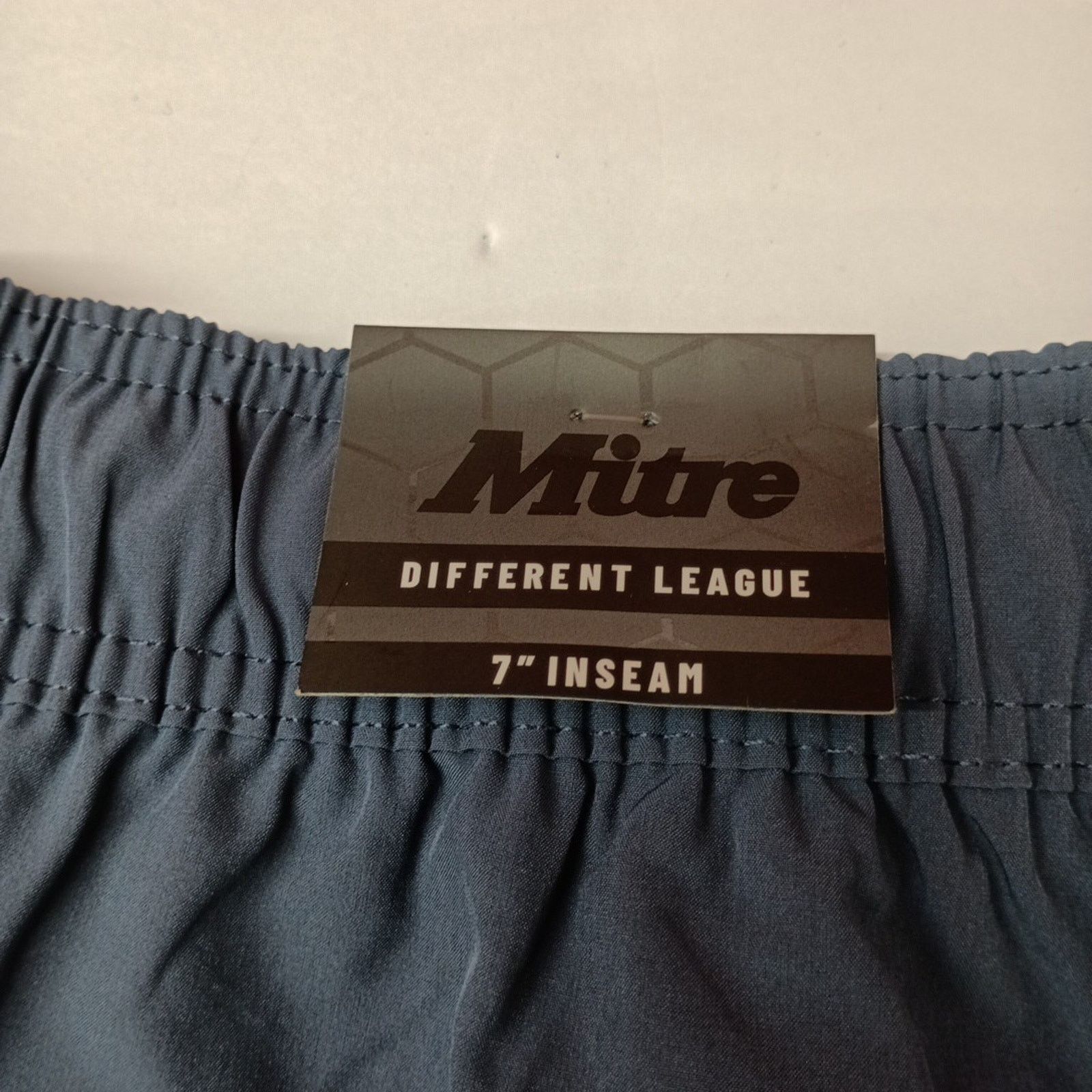 Other Mitre Men’s L Elastic Waist Blue Shorts With 7” Inseam NWT Size US 34 / EU 50 - 8 Thumbnail