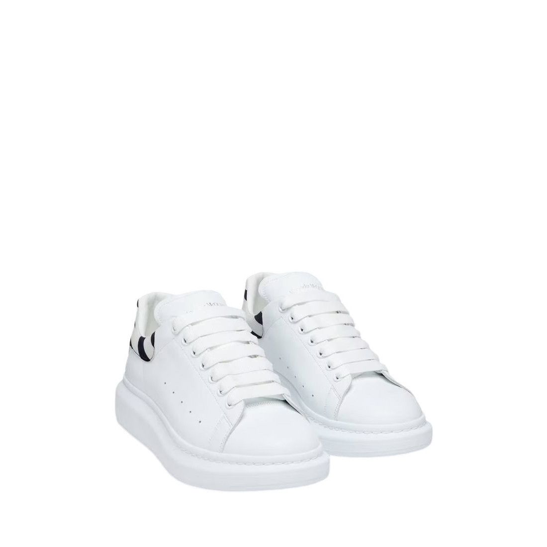 Alexander McQueen ALEXANDER MCQUEEN Oversized Men's White /Black Zebra Leather Size US 11 / EU 44 - 2 Thumbnail