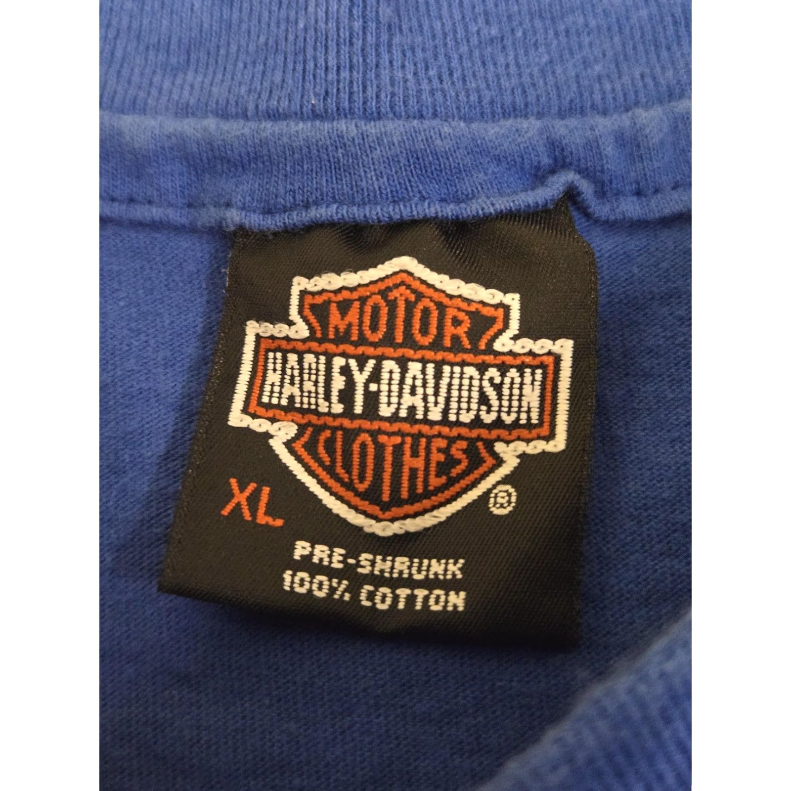 Harley Davidson VINTAGE Harley-Davidson Shirt Mens XL Blue Tucson Arizona Motorcycle Biker 90s Size US XL / EU 56 / 4 - 3 Thumbnail