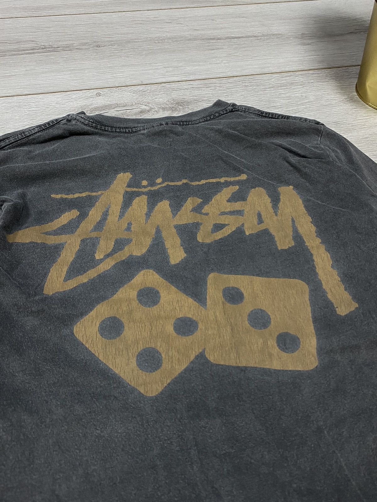 Stussy Stussy Dice 🎲 faded vintage long sleeve big logo Size US S / EU 44-46 / 1 - 7 Thumbnail