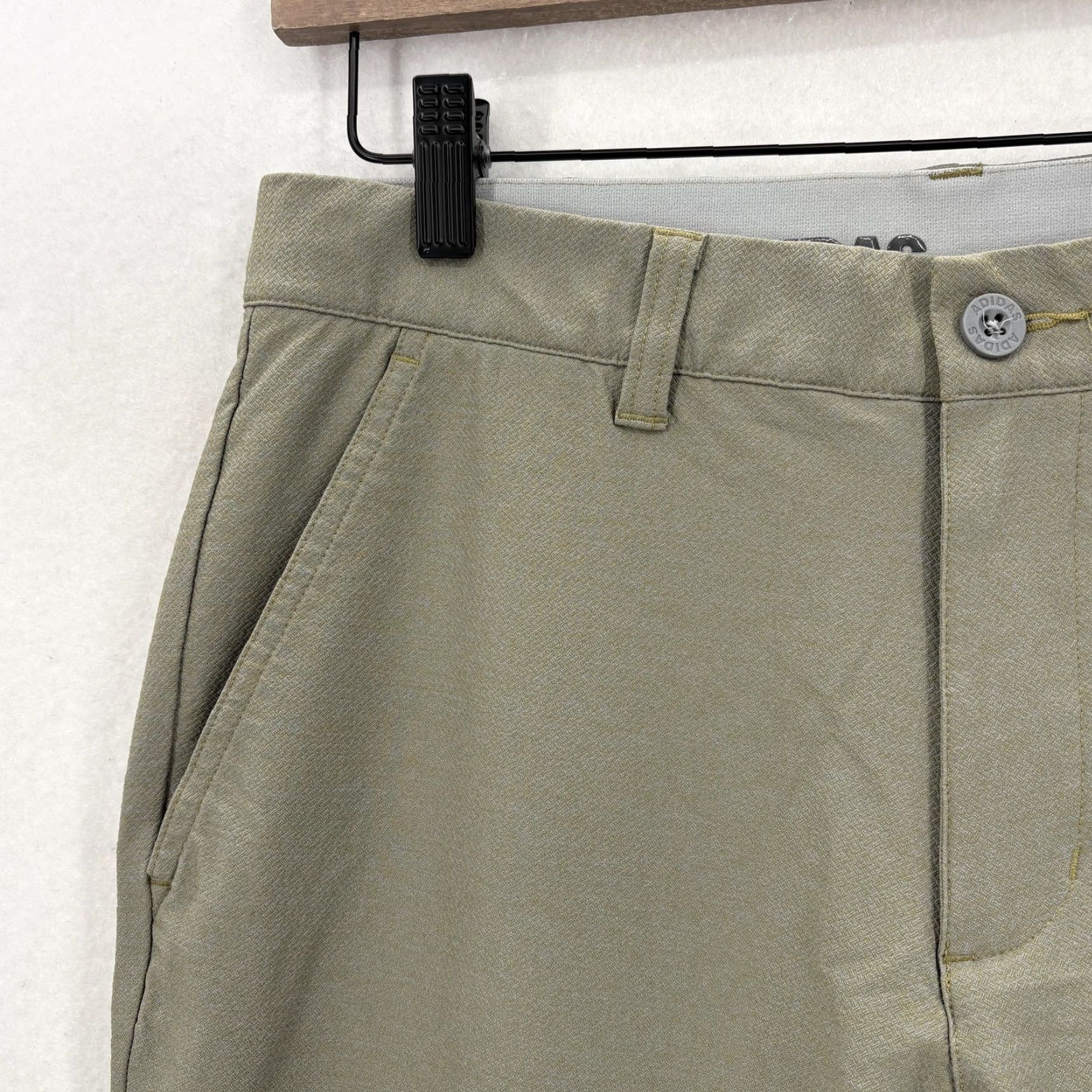 Adidas Adidas Ultimate 365 Twill Crosshatch Golf Pants Mens 30x32 Green Performance Size US 30 / EU 46 - 3 Thumbnail