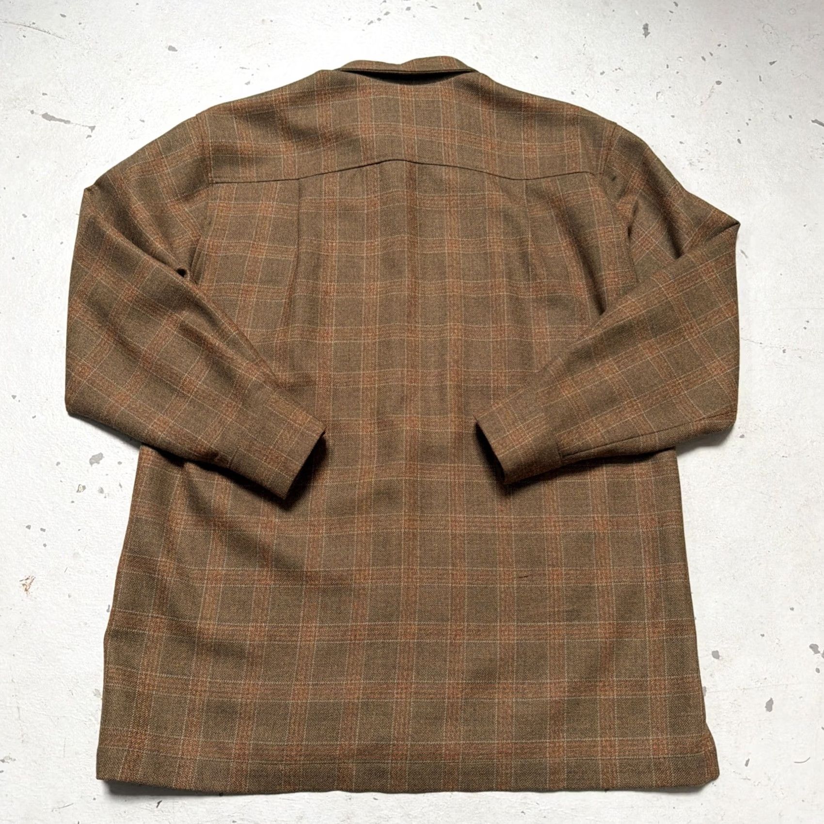 Joseph C. Joseph NY Wool Plaid Flannel Button-Up Shirt M Unisex Adults Long Sleeve Brown USA Vintage Size US M / EU 48-50 / 2 - 7 Thumbnail