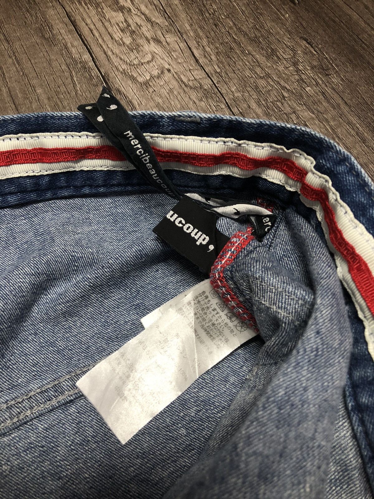 Issey Miyake × Vintage × mercibeaucoup Vintage Mercibeaucoup Issey Miyake Jeans Size 33" - 16 Thumbnail