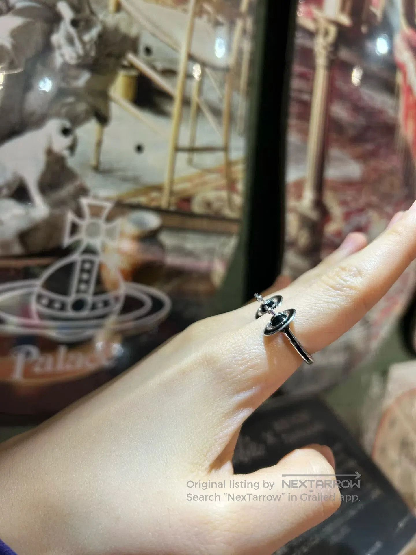 Vivienne Westwood Vivienne Westwood Saturn Ring. Size ONE SIZE - 4 Thumbnail