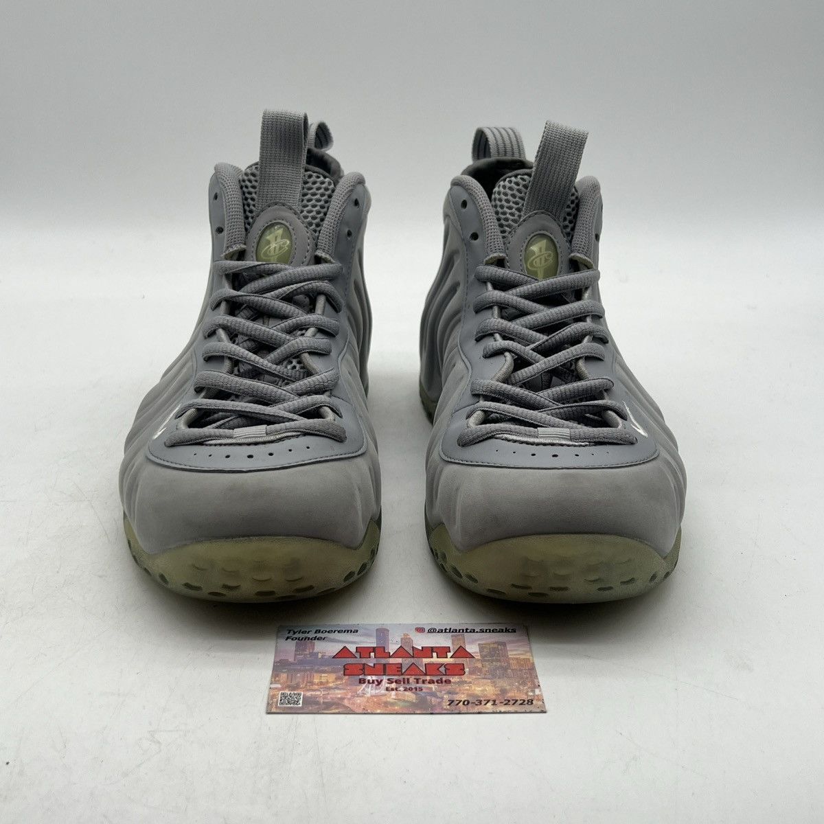 Nike Air Foamposite one wolf grey Size US 9.5 / EU 42-43 - 2 Thumbnail