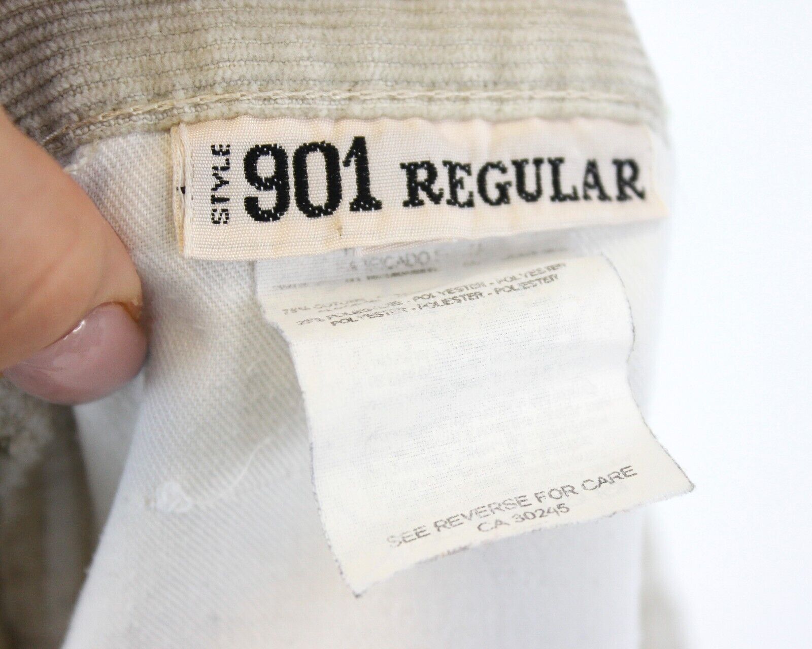 Replay Vintage 901 W34 L32 Corduroy Made in Italy Pants trousers Size US 34 / EU 50 - 5 Thumbnail