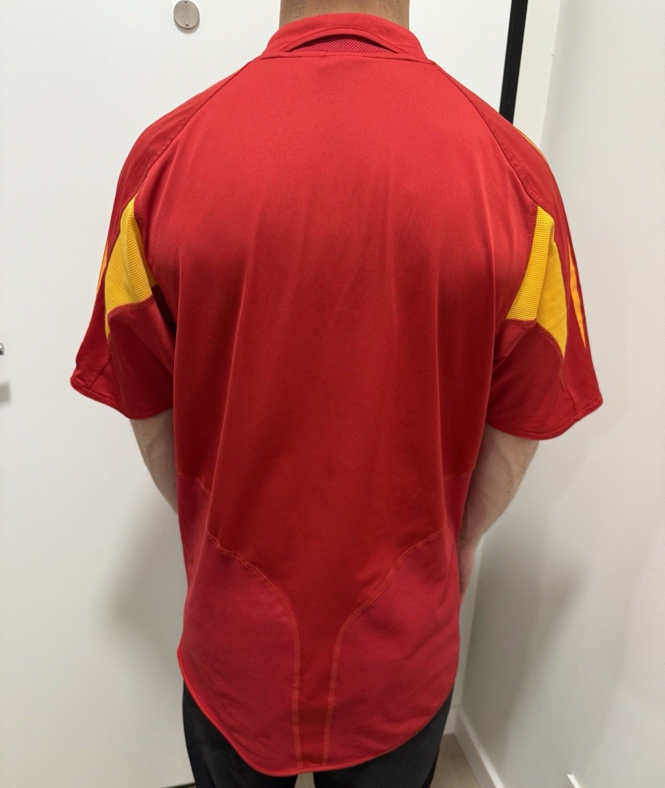 Adidas Spain National 2003 2004 2005 Home Football Soccer Jersey Size US L / EU 52-54 / 3 - 6 Thumbnail