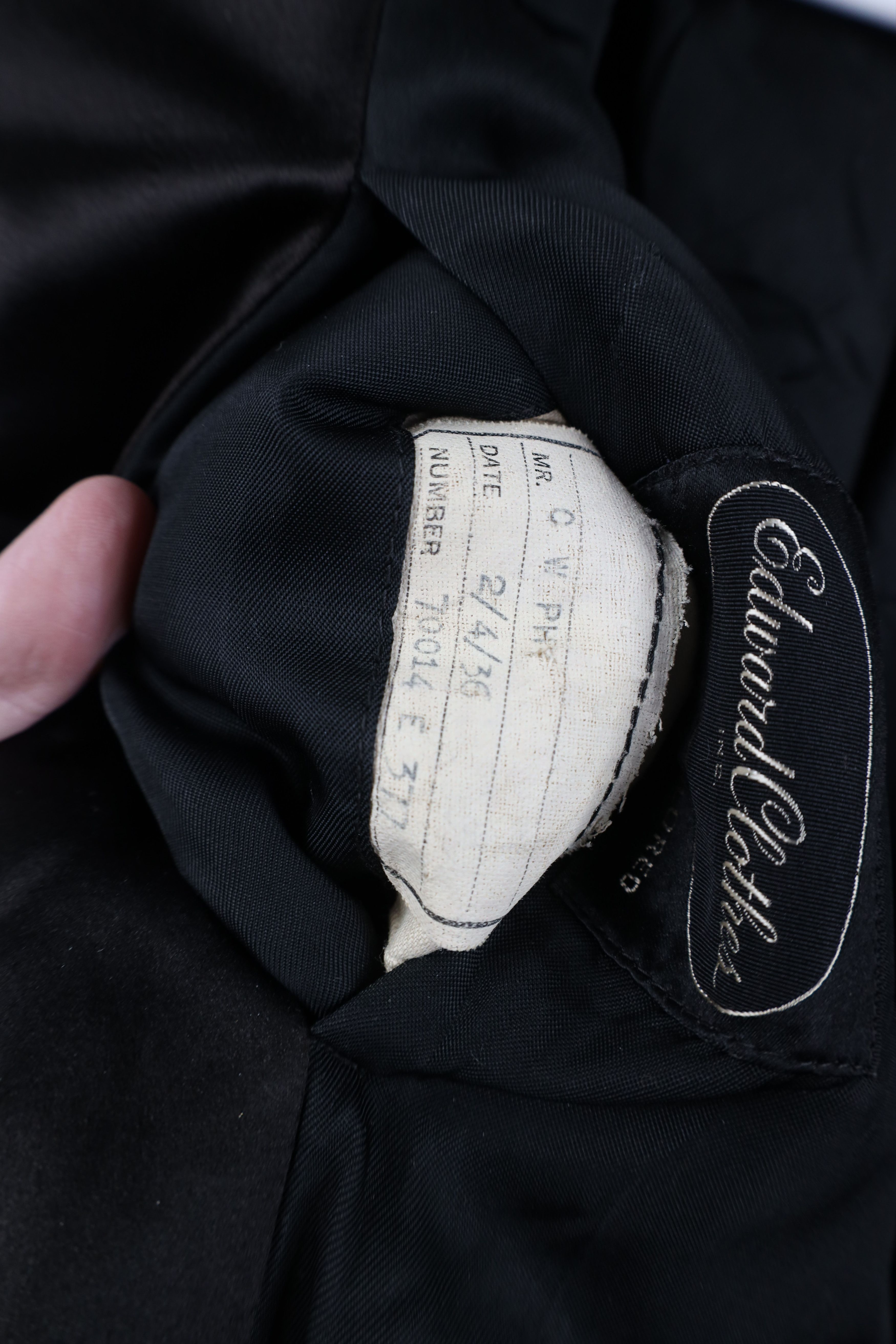 Vintage Vintage 30s Bespoke Prom Tuxedo Suit Coat Jacket Black USA Size US L / EU 52-54 / 3 - 11 Thumbnail