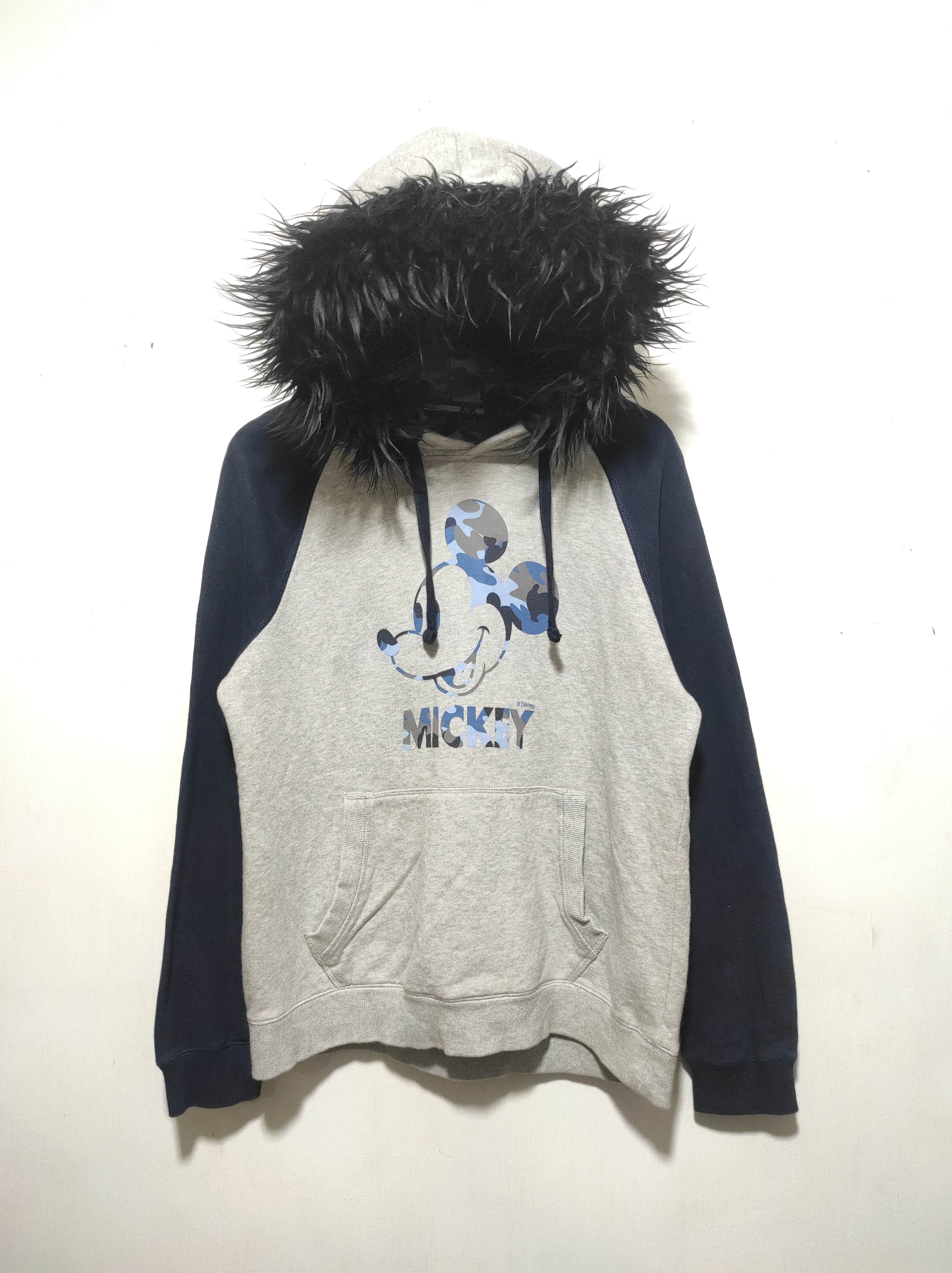 Hysteric Glamour Mickey x ASK raglan Fur Hoodie i6w9 Lgb Style Size US M / EU 48-50 / 2 - 2 Thumbnail