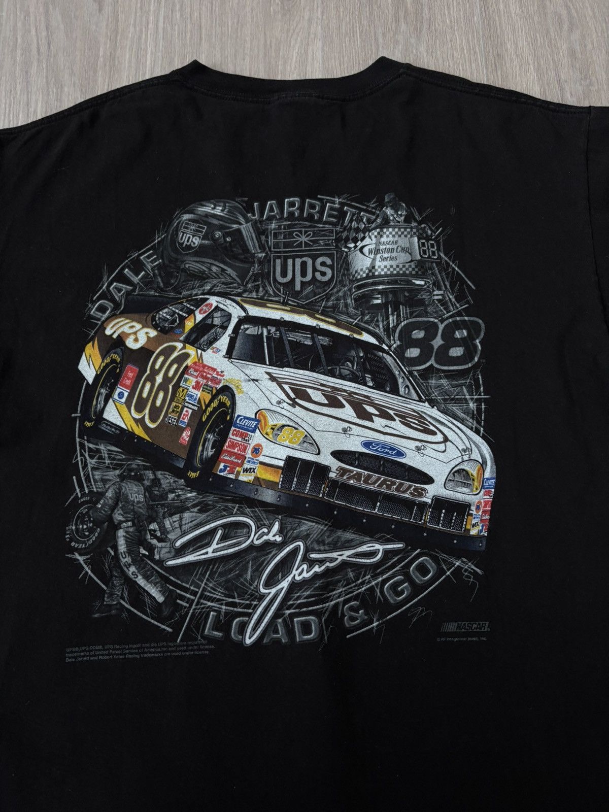 NASCAR × Vintage Vintage NASCAR 80s tshirt rare Size US XL / EU 56 / 4 - 4 Thumbnail